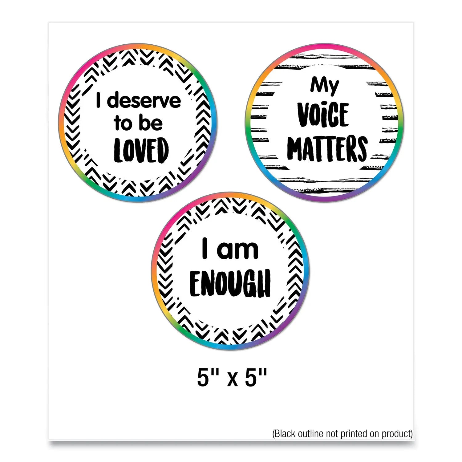 Motivational Bulletin Board Sets, Affirmation Station, Multicolor, 13.8 x 16, 32 Pieces Carson-Dellosa Education Flipcost