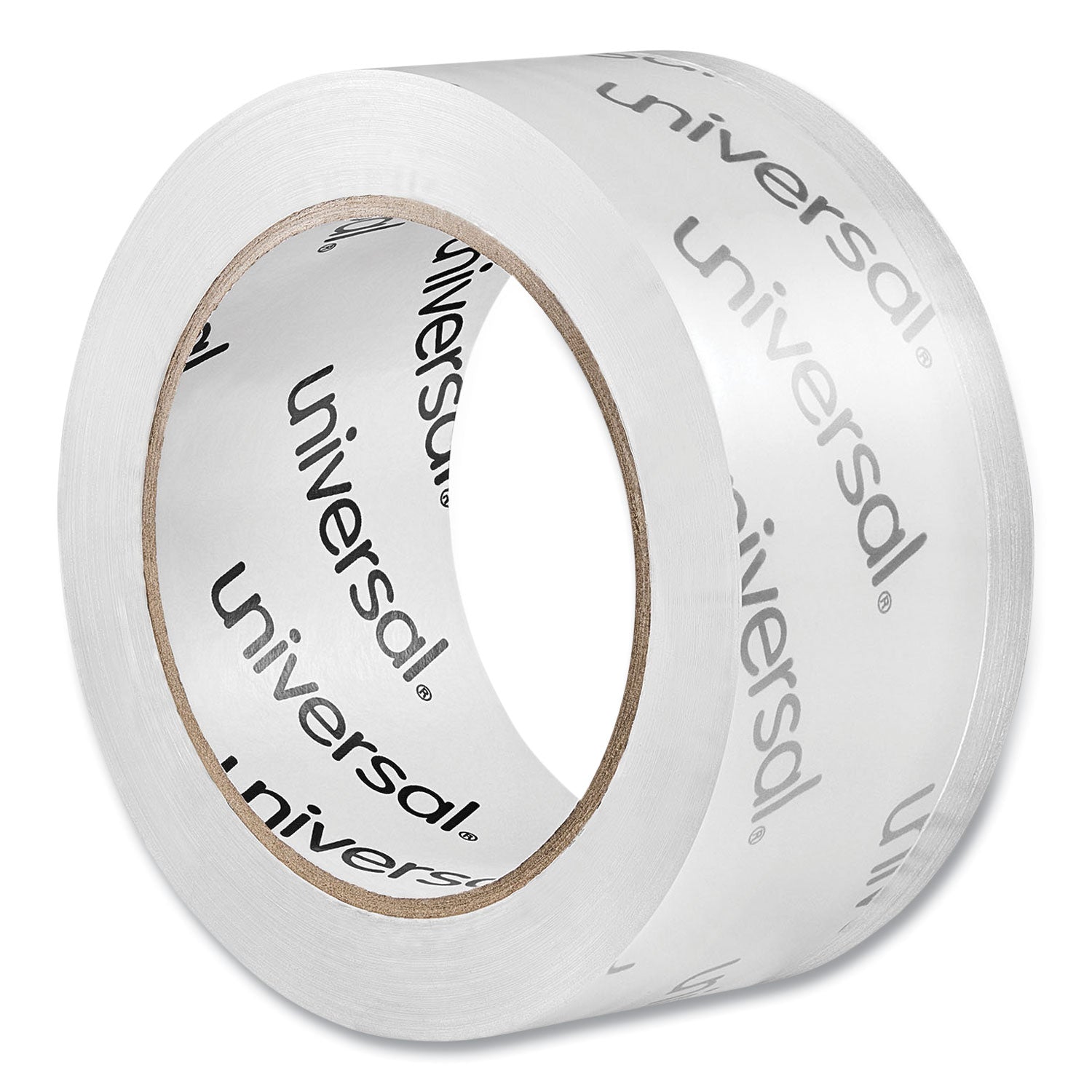 Universal® Moving and Storage Packing Tape, 3" Core, 1.88" x 54.6 yd, Clear, 6/Pack