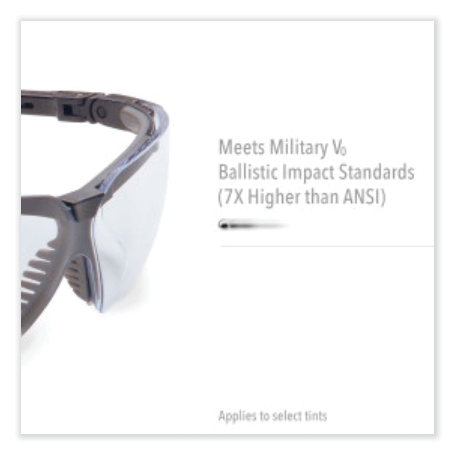 Honeywell Uvex™ Genesis Safety Eyewear, Black Nylon Frame, Clear Polycarbonate Lens