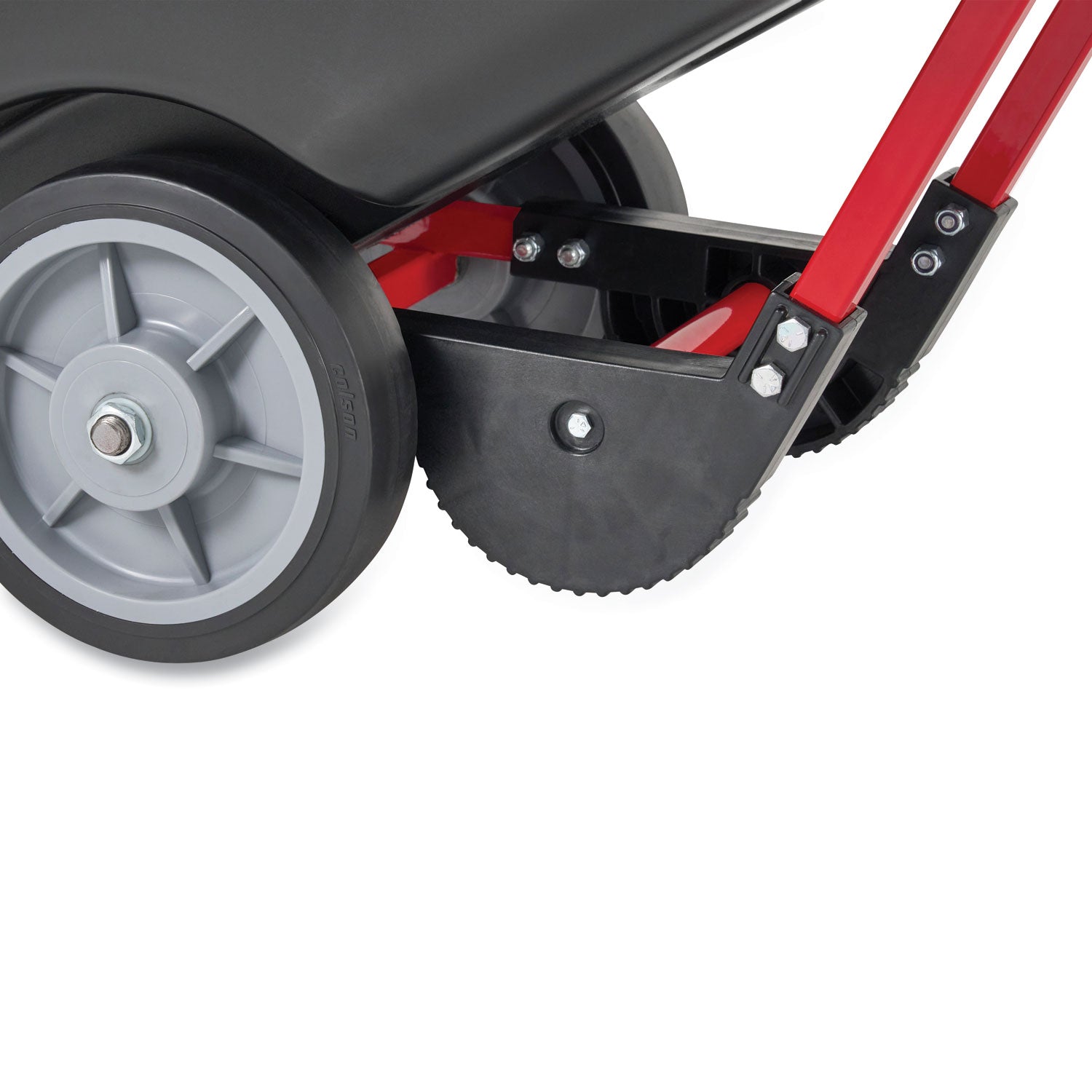 Rubbermaid® Commercial 0.5 cu yd BRUTE Rotomolded Tilt Truck, 850 lb Capacity, Black
