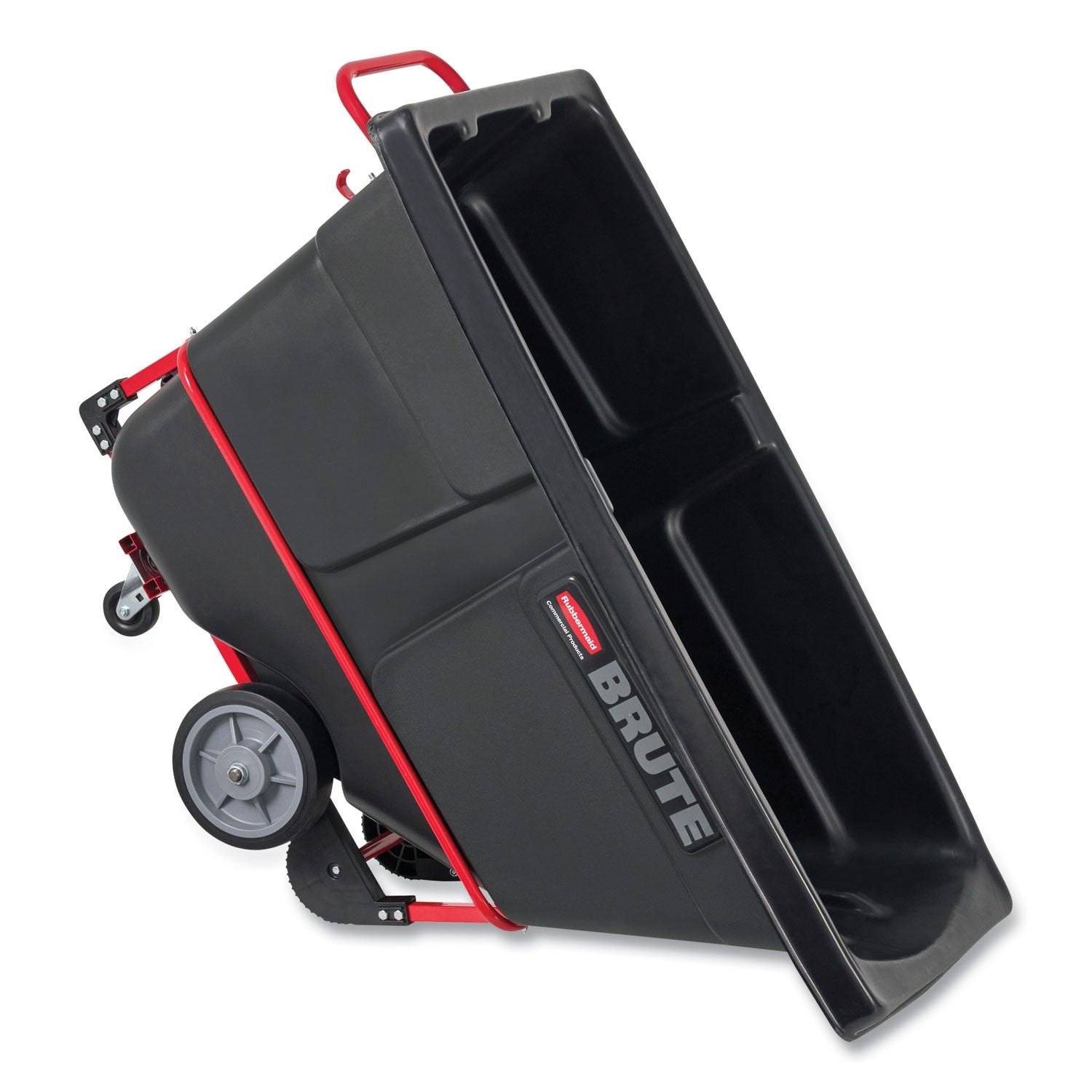 Rubbermaid® Commercial 1 cu yd BRUTE Rotomolded Tilt Truck, 1,250 lb Capacity, Black