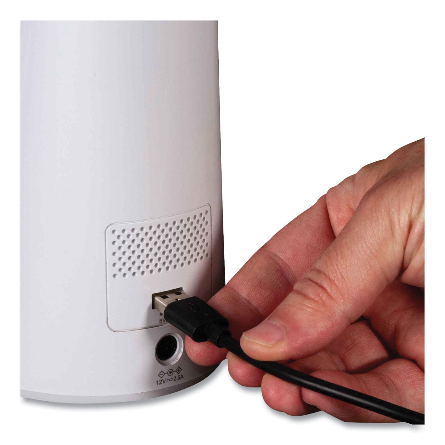 OttLite® Wellness Series Sanitizing Purify LED Desk Lamp with Wireless Charging, 26" High, White