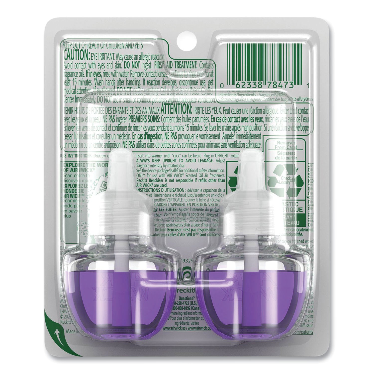 Air Wick® Scented Oil Refill, Lavender And Chamomile, 0.67 Oz, 2/pack