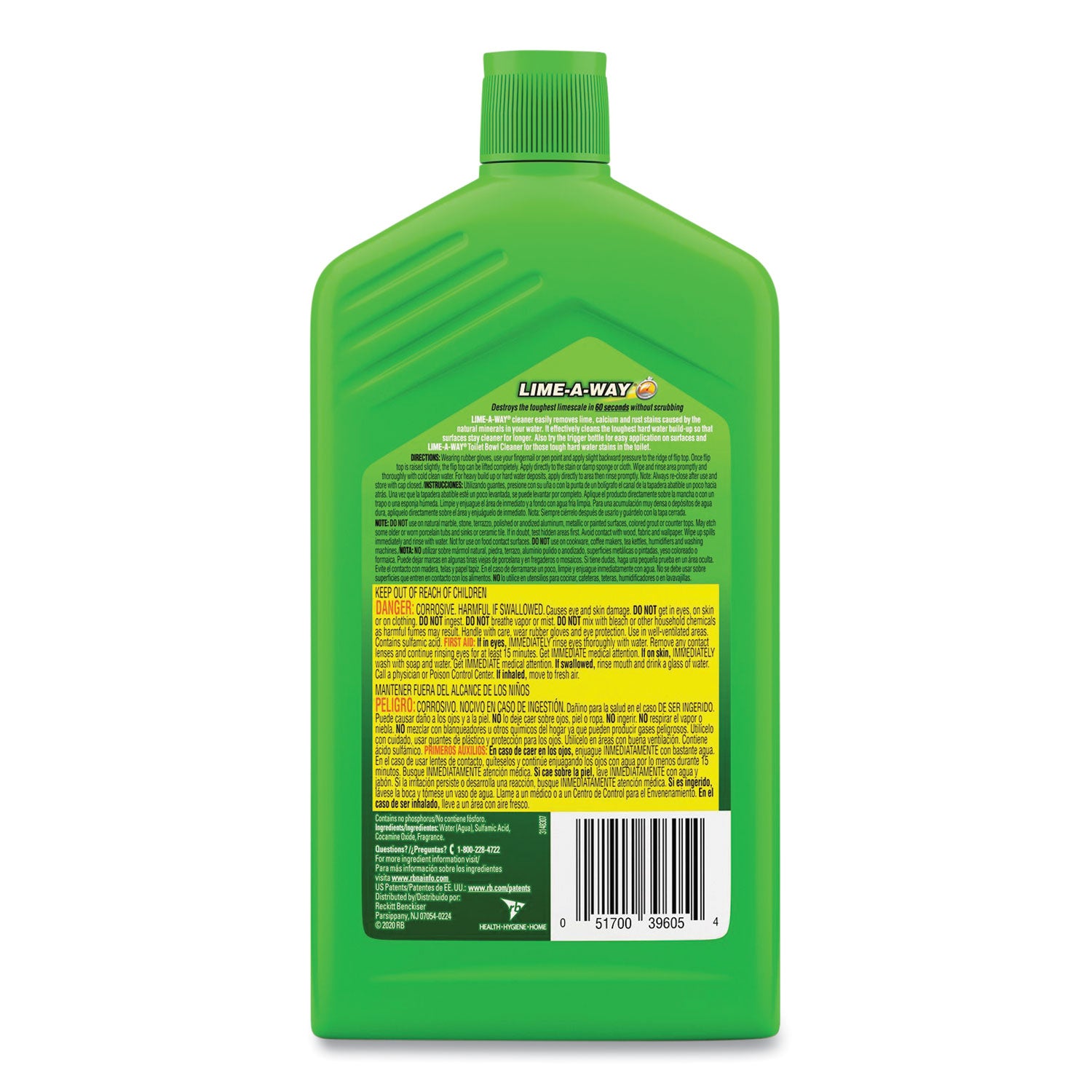 LIME-A-WAY® Lime, Calcium And Rust Remover, 28 Oz Bottle