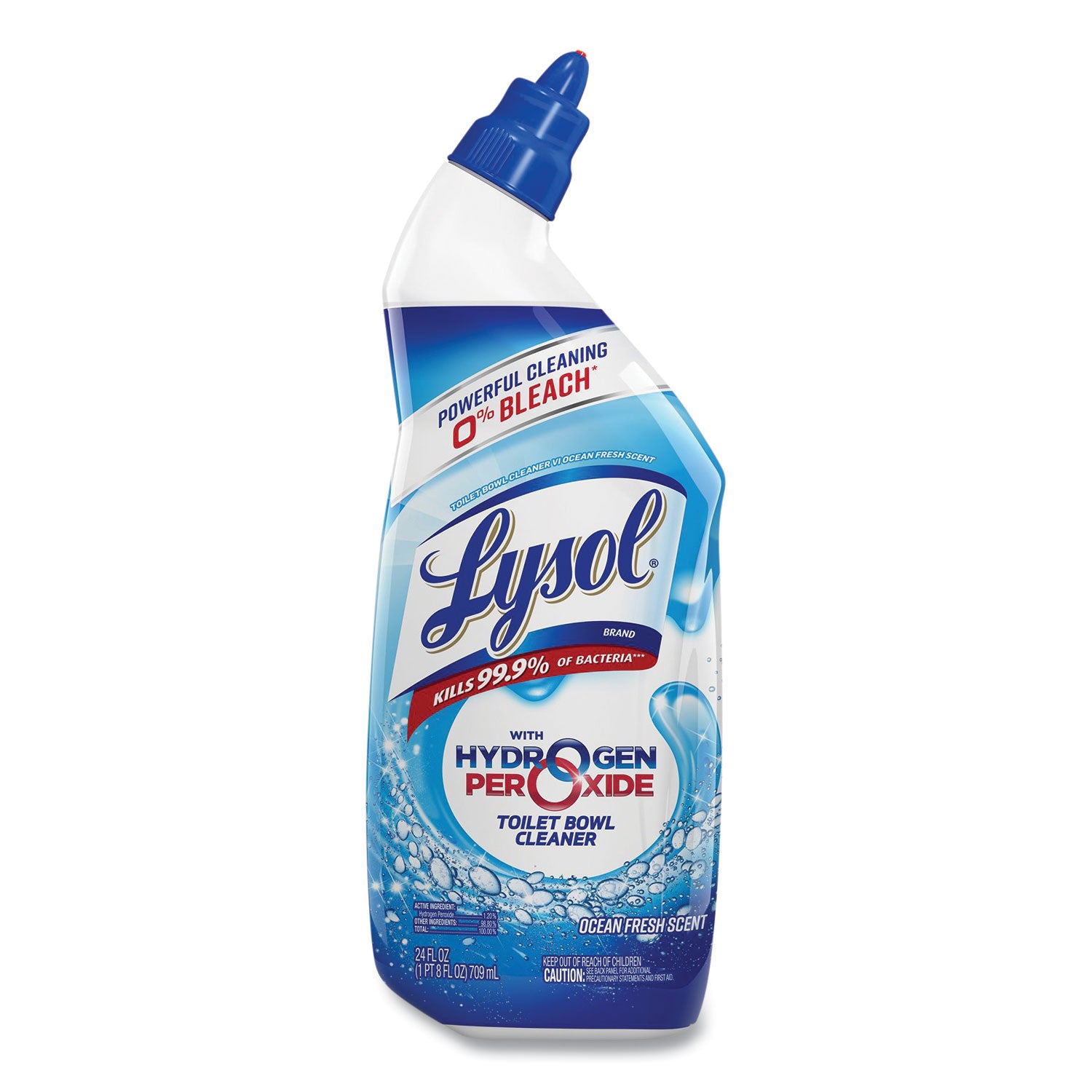 LYSOL® Brand Toilet Bowl Cleaner With Hydrogen Peroxide, Ocean Fresh Scent, 24 Oz, 9/carton