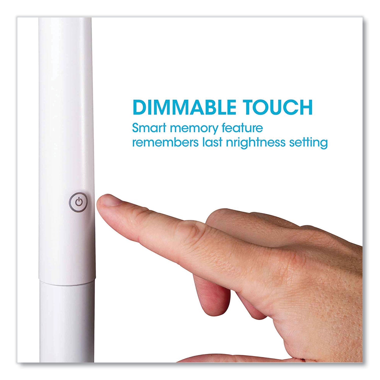 OttLite® Wellness Series Flex LED Floor Lamp, 49" to 71" High, White