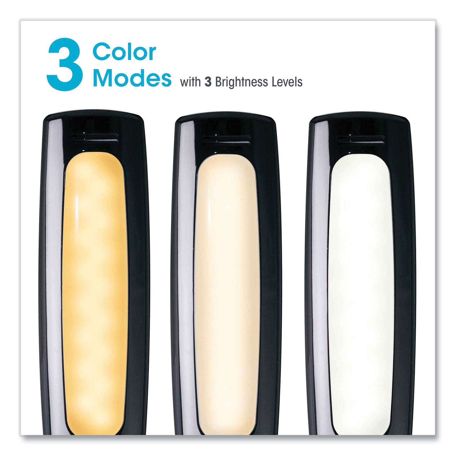 OttLite® Wellness Series Swerve LED Desk Lamp, 23.25" High, Black