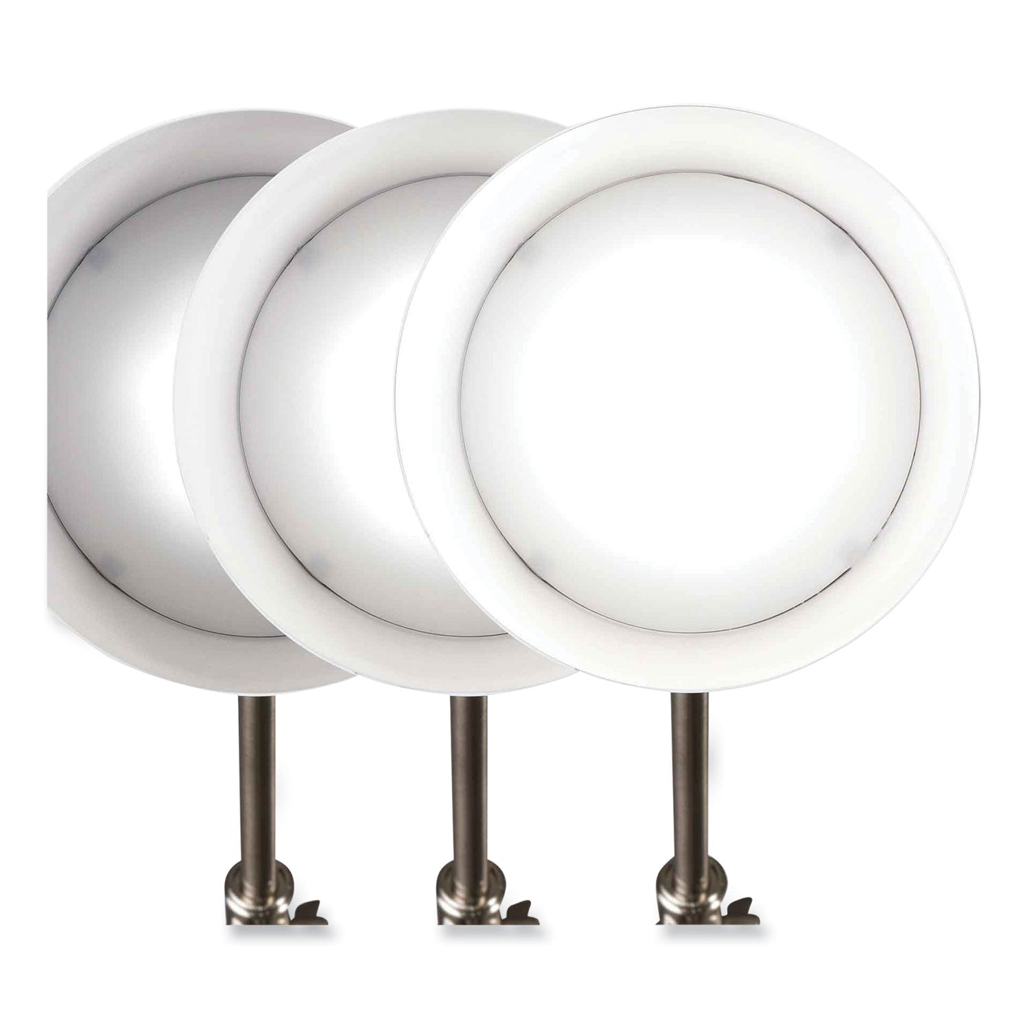 OttLite® Wellness Series Harmonize LED Desk Lamp, 5" to 19" High, Silver