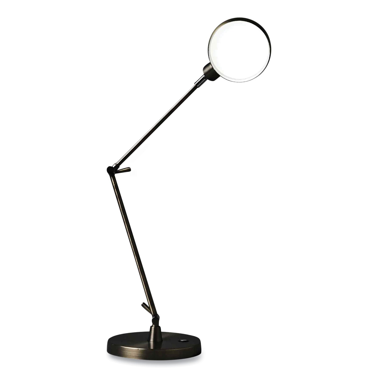 OttLite® Wellness Series Refine LED Desk Lamp, 27" High, Antiqued Brass