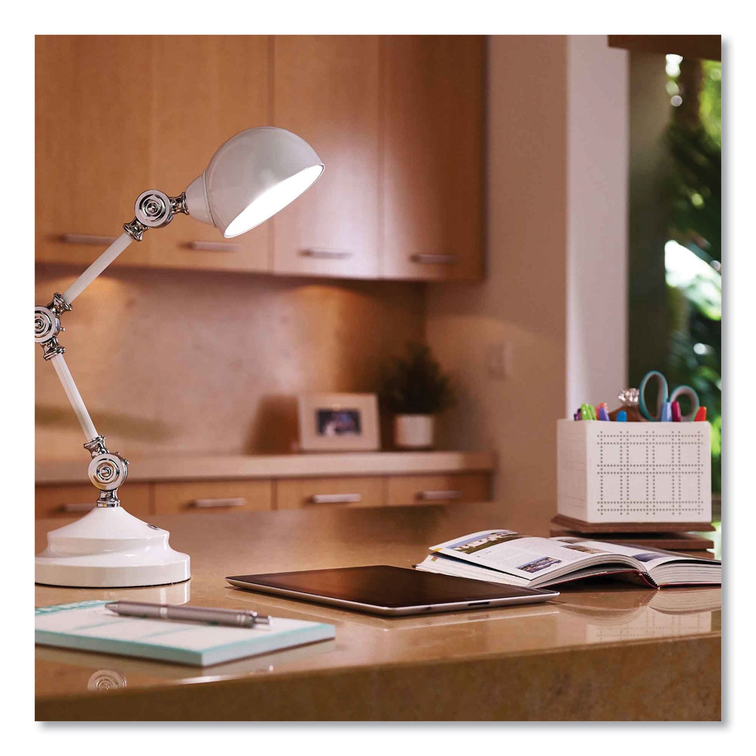 OttLite® Wellness Series Revive LED Desk Lamp, 15.5" High, White