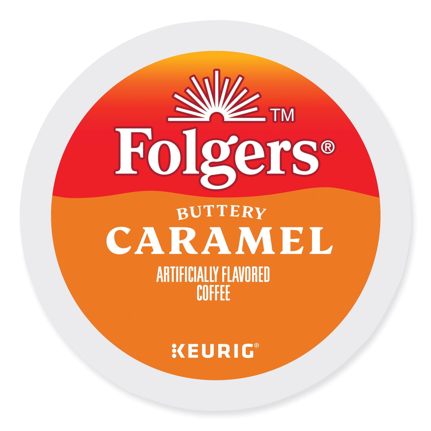 Folgers® Buttery Caramel Coffee K-Cups, 24/Box
