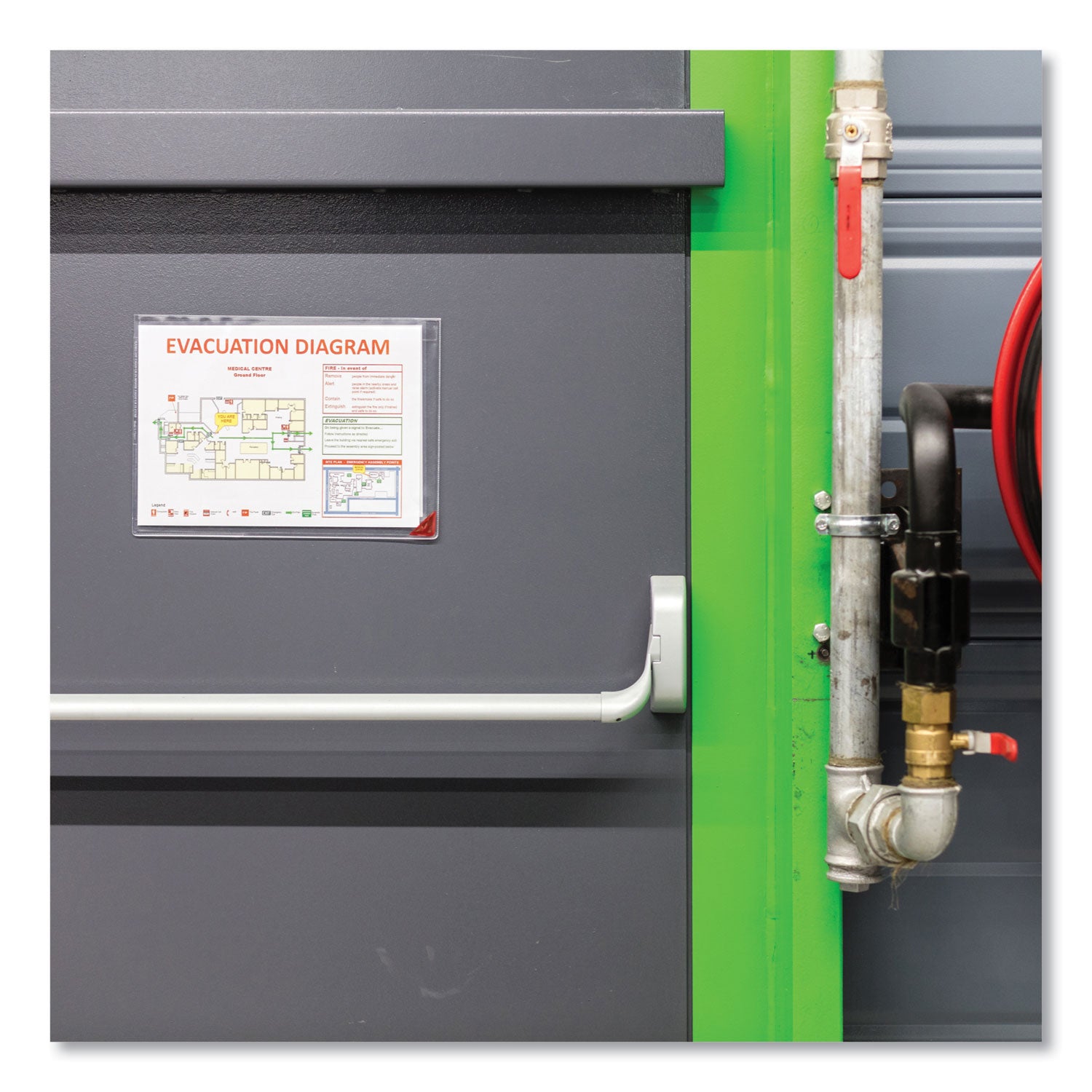 djois® by Tarifold Kang Magnetic Closure Repositionable Pocket, 14 x 11, Clear Frame, 5/Pack