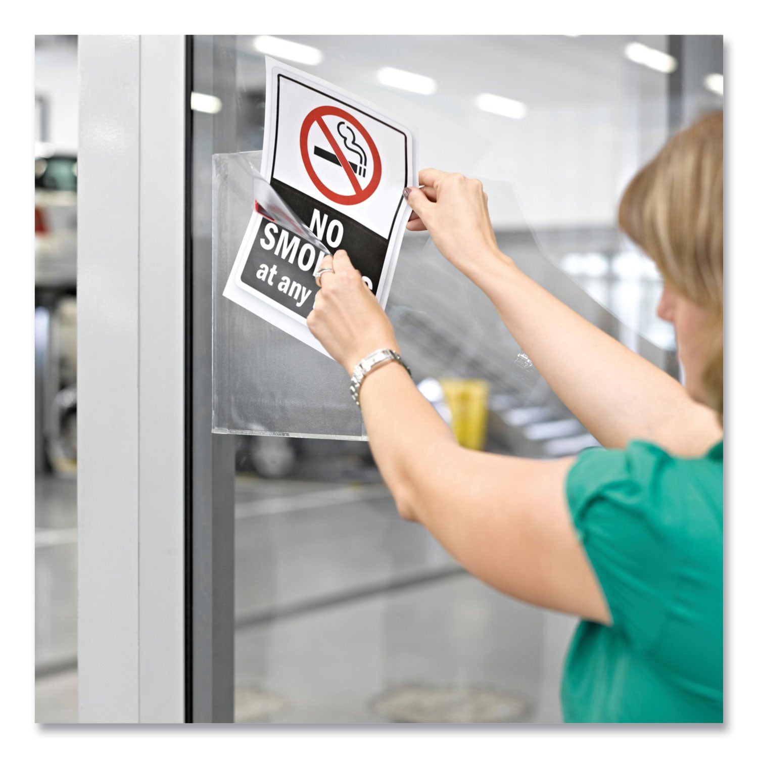 djois® by Tarifold Kang Magnetic Closure Repositionable Pocket, 14 x 11, Clear Frame, 5/Pack