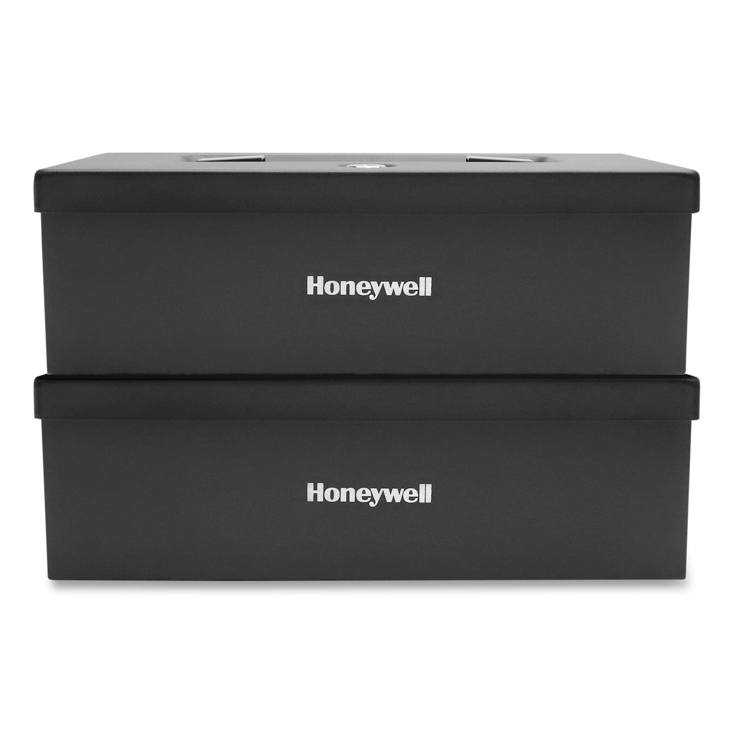 Honeywell Fire Resistant Steel Security Box With Key Lock, 12.7 X 8.8 X 4.1, Black