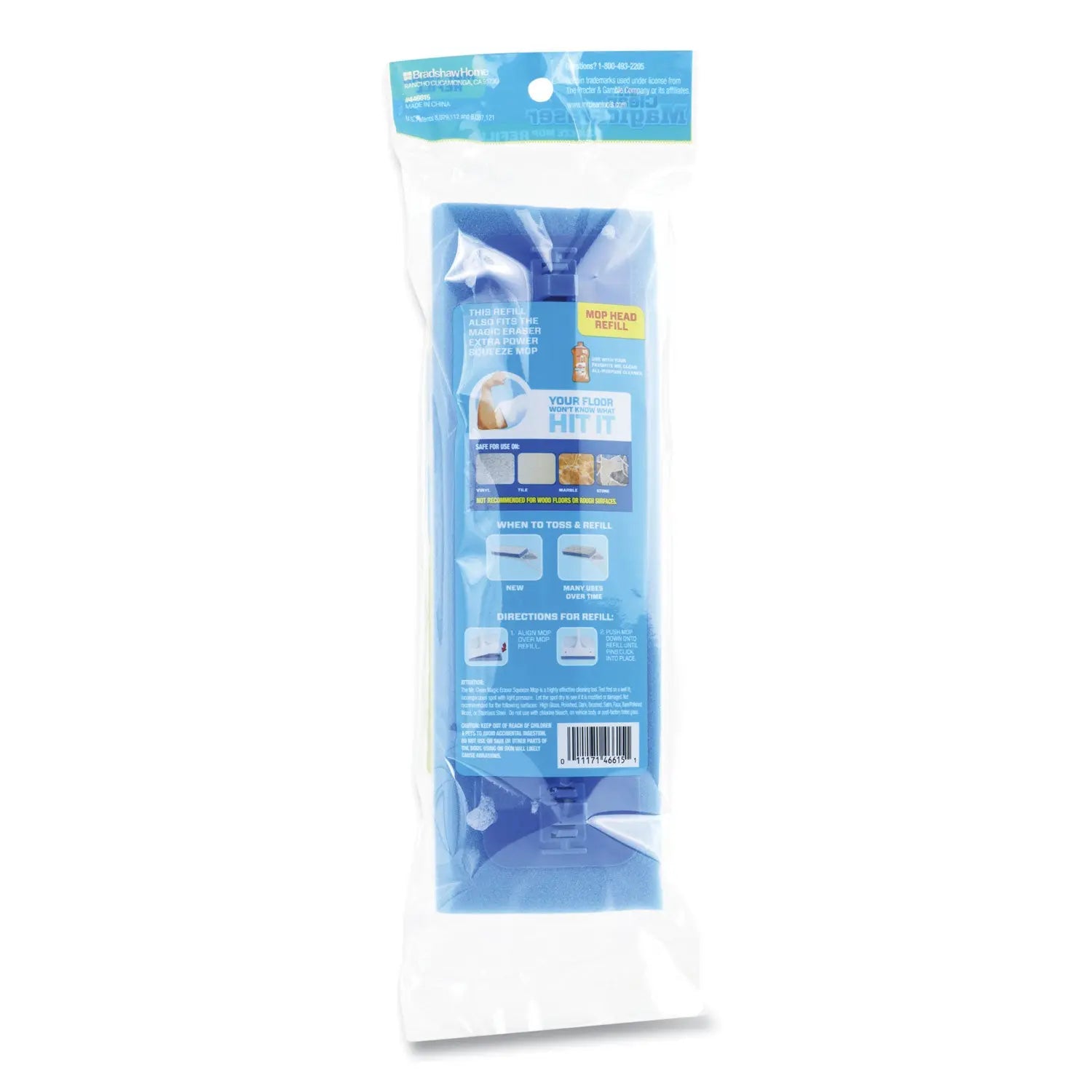 Magic Eraser Squeeze Mop Refill, Foam, 9.9 x 3.4 x 1.6, White/Blue Mr. Clean® Flipcost
