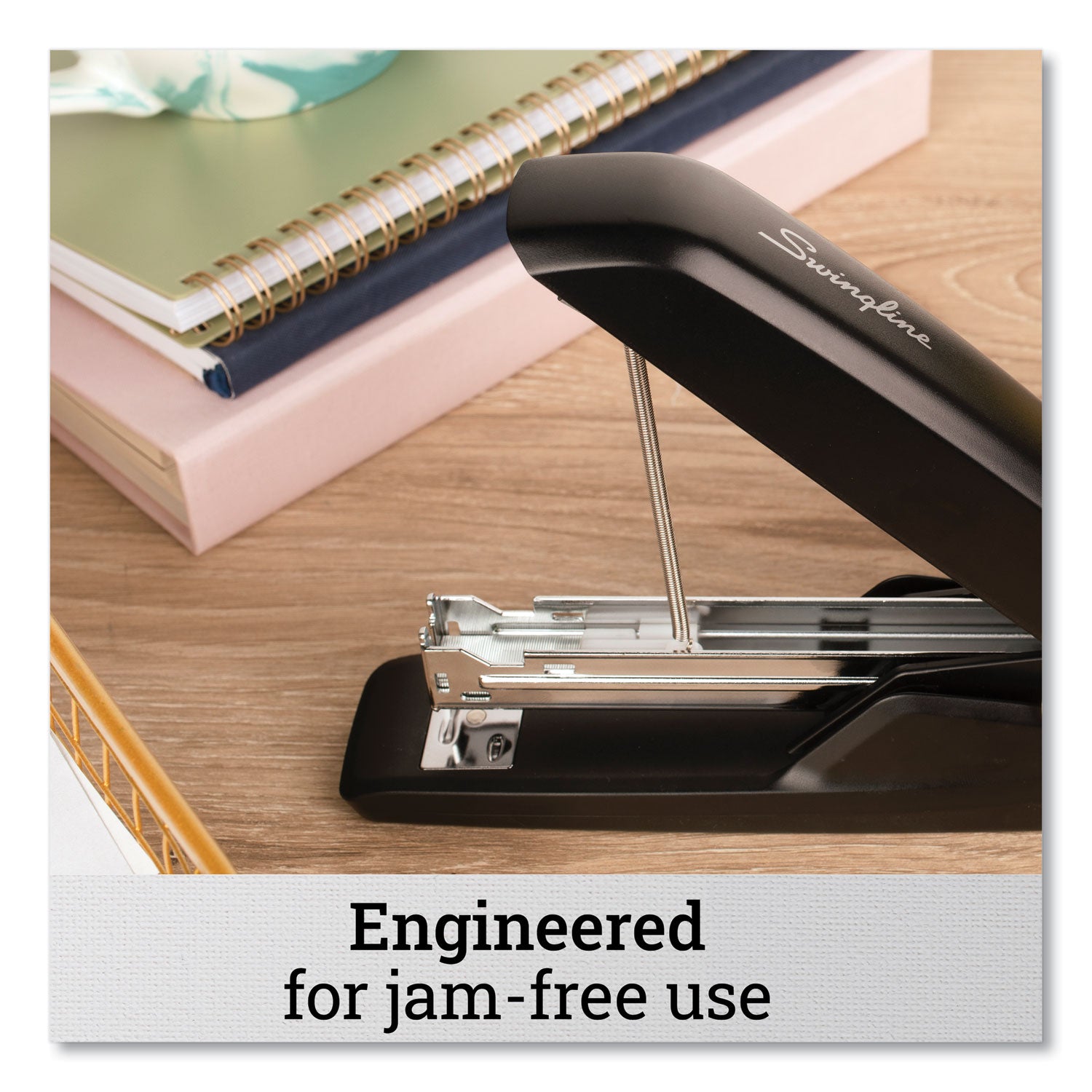 Swingline® Standard Full Strip Desk Stapler, 20-Sheet Capacity, Black