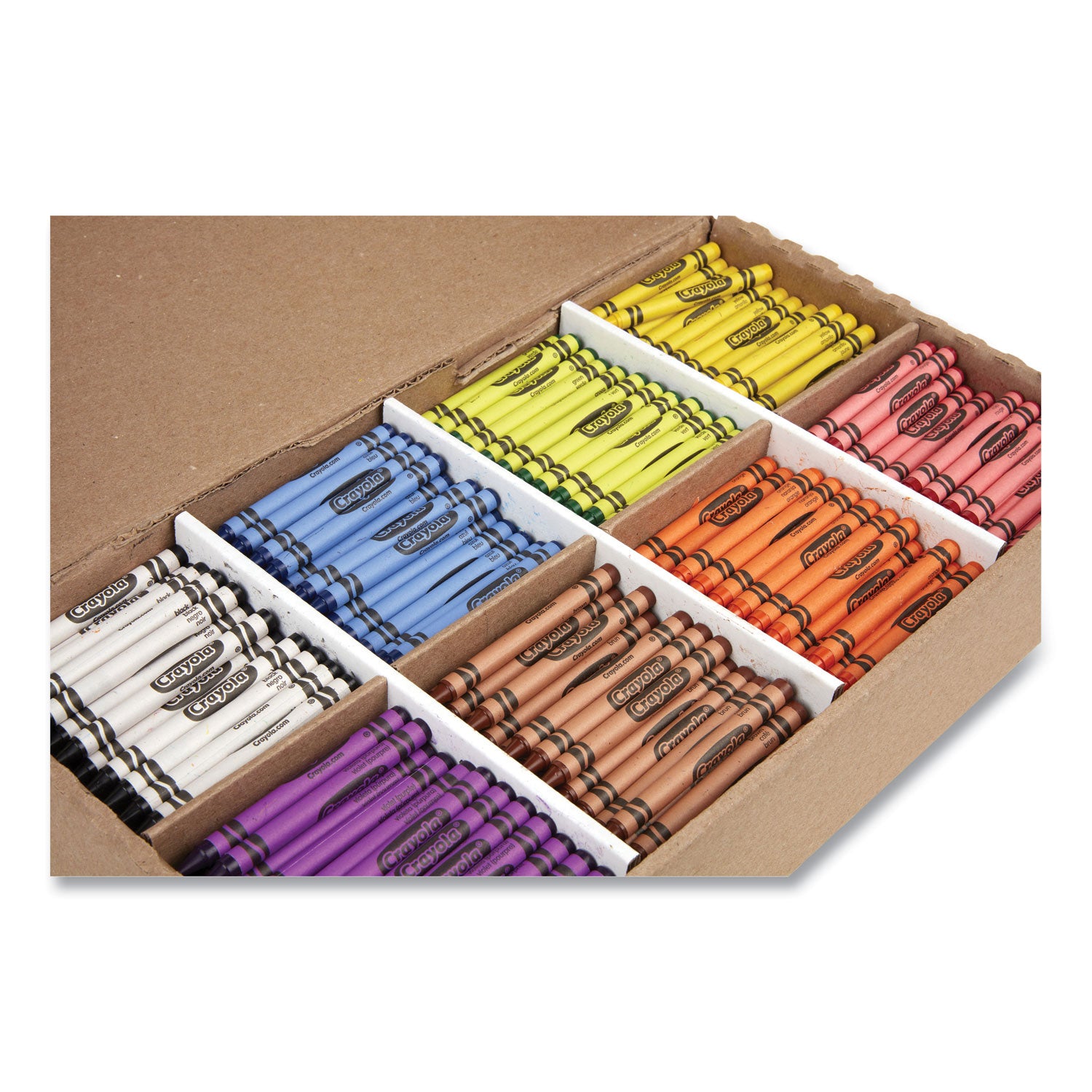 Crayola® Classpack Regular Crayons, 8 Colors, 800/box