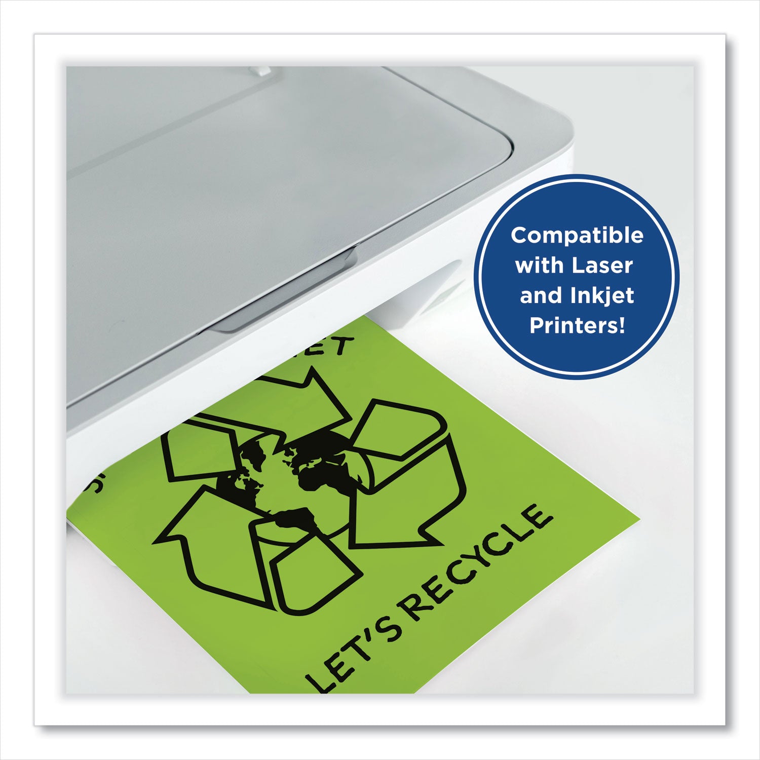 PrintWorks® Professional Color Paper, 24 lb Text Weight, 8.5 x 11, Emerald Green, 500/Ream