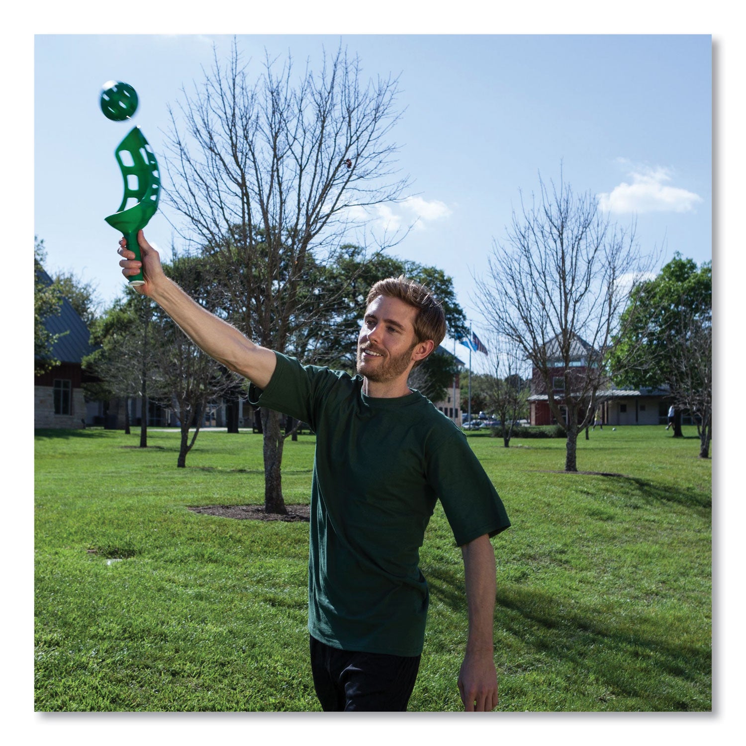 Champion Sports Scoop Ball Set, Plastic, Assorted Colors, 2 Scoops,1 Ball/set, 6/set