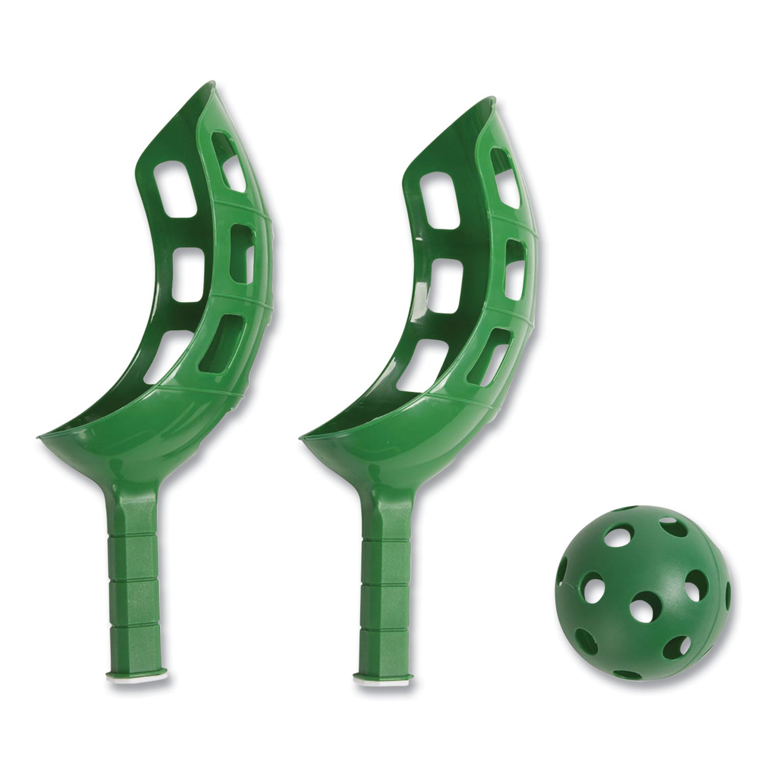 Champion Sports Scoop Ball Set, Plastic, Assorted Colors, 2 Scoops,1 Ball/set, 6/set