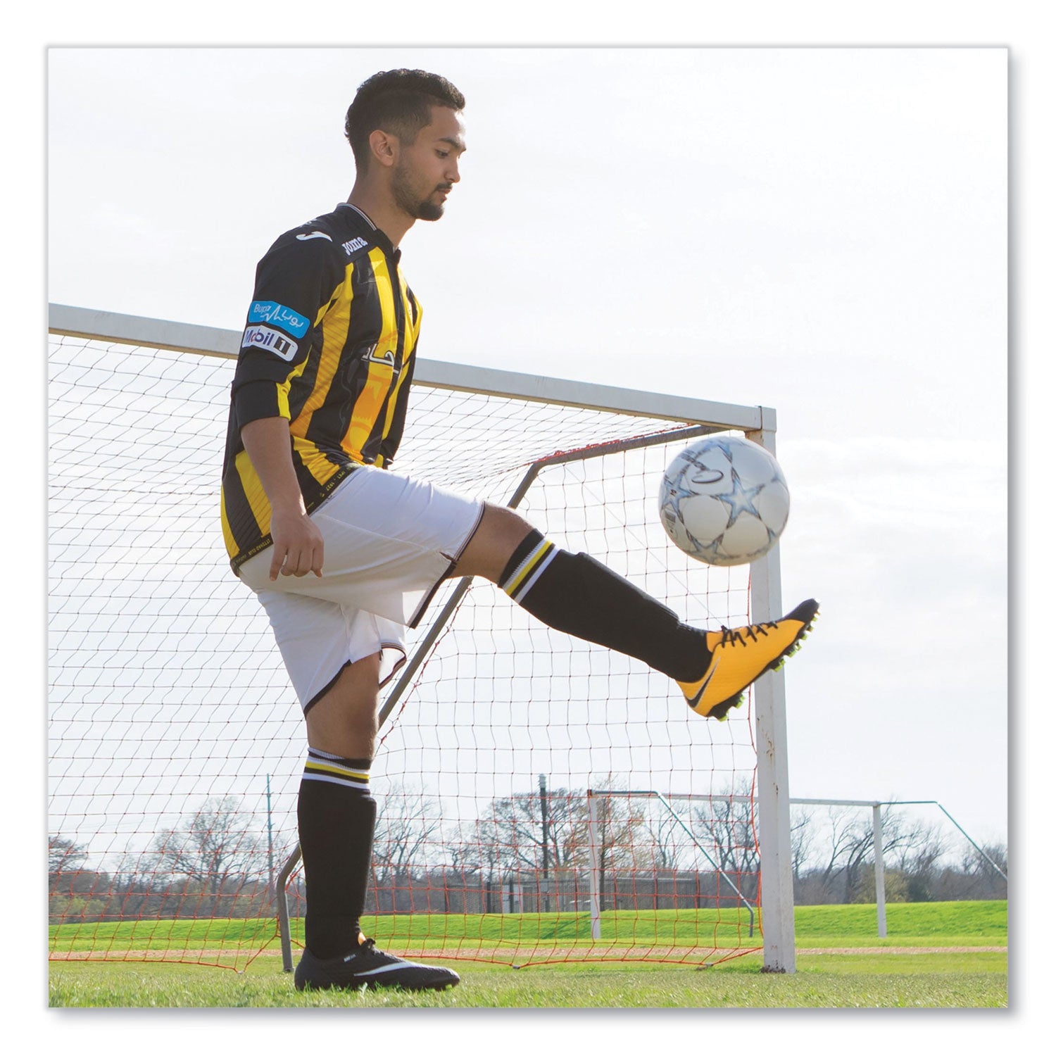 Champion Sports Viper Soccer Ball, No. 5. Size, 8.5" To 9" Diameter, White