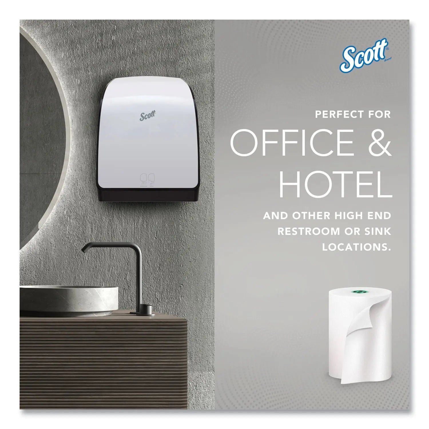 Pro Hard Roll Paper Towels with Absorbency Pockets, for Scott Pro Dispenser, Green Core Only, 1-Ply, 7.5" x 900 ft,6 Rolls/CT Scott® Flipcost