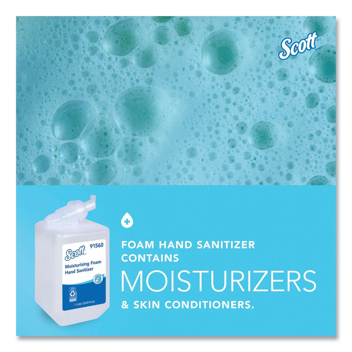 Pro Moisturizing Foam Hand Sanitizer, 1,000 mL Refill, Fruity Cucumber Scent, 6/Carton Scott® Flipcost