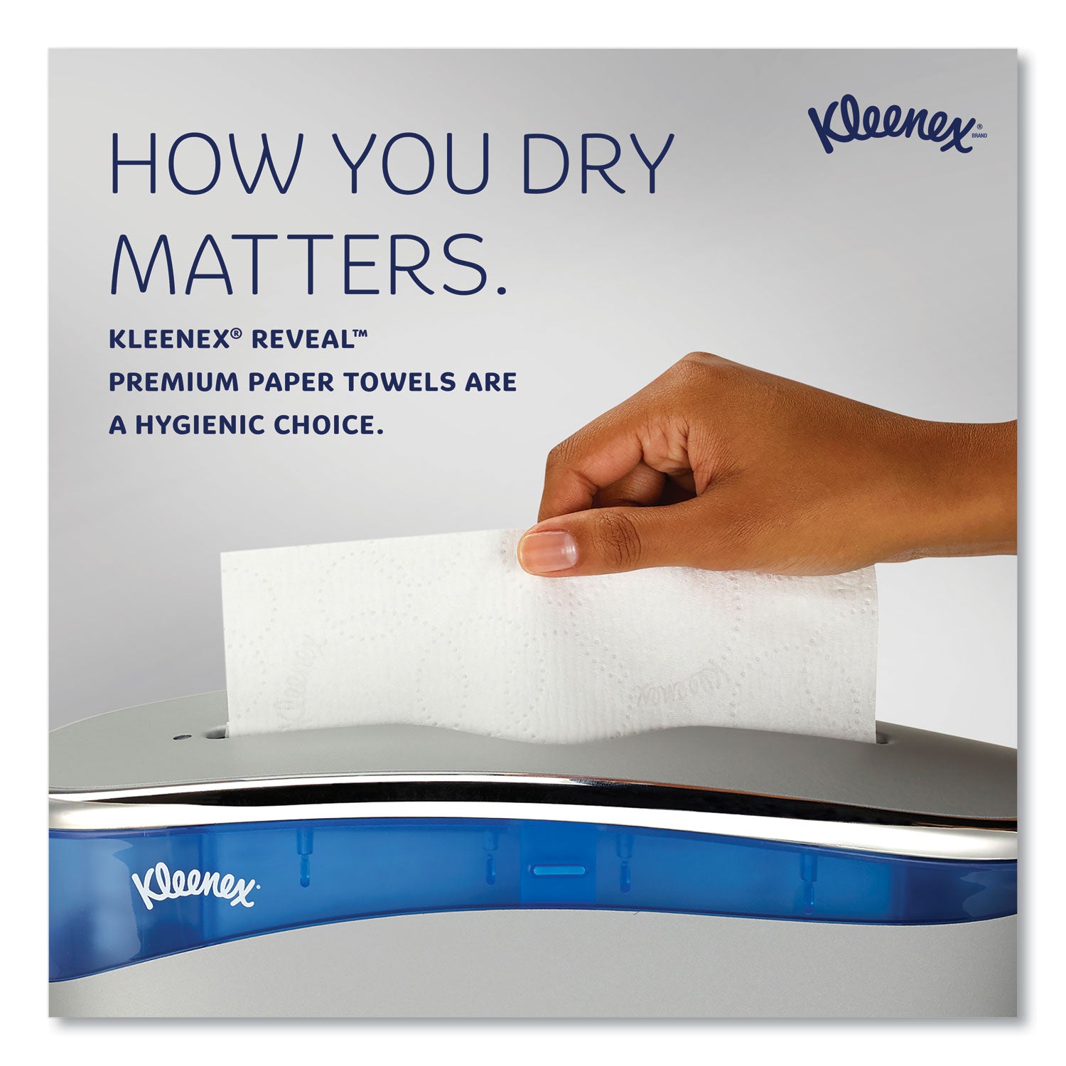 Kleenex® Reveal Multi-Fold Towels, 2-Ply, 8 X 9.4, White, 16/carton