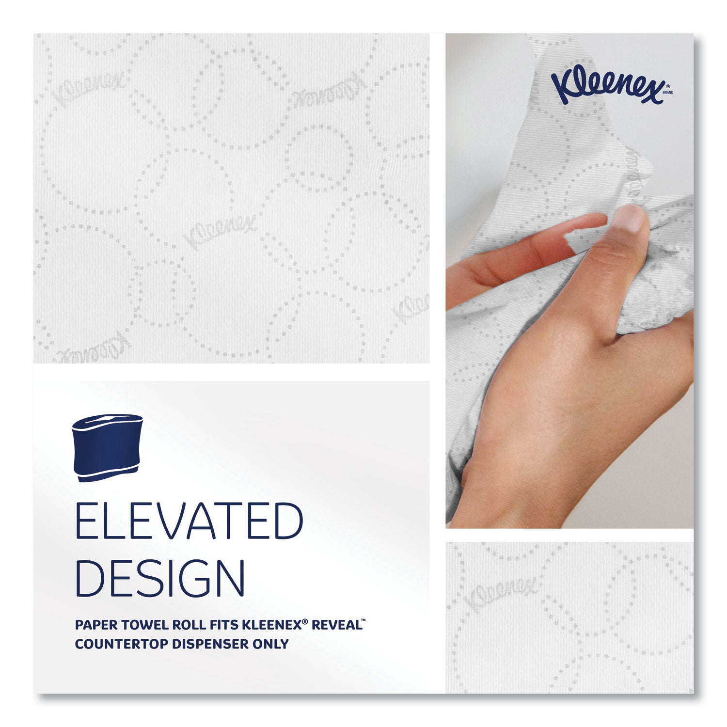Kleenex® Reveal Multi-Fold Towels, 2-Ply, 8 X 9.4, White, 16/carton