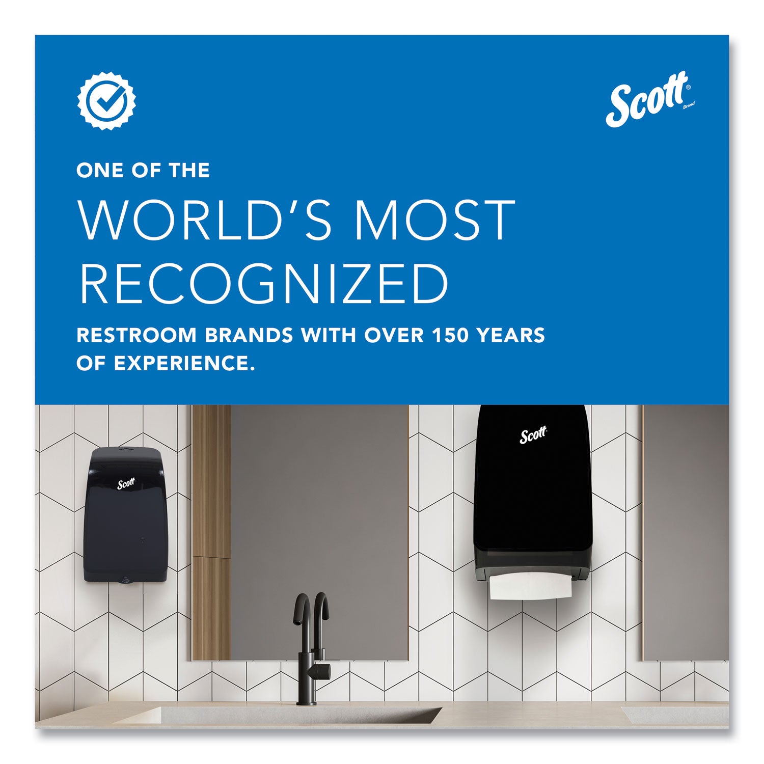 Scott® Essential Multi-Fold Towels 100% Recycled, 1-Ply, 9.2 x 9.4, White, 250/Pack, 16 Packs/Carton