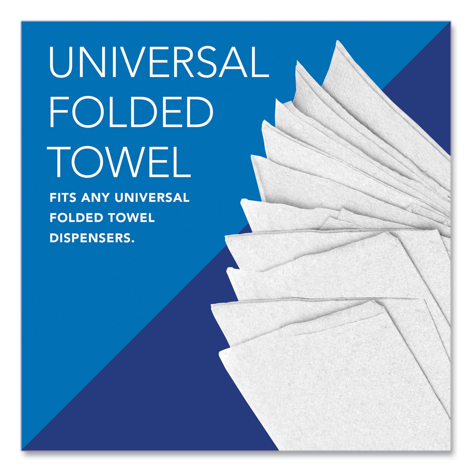 Scott® Essential Multi-Fold Towels 100% Recycled, 1-Ply, 9.2 x 9.4, White, 250/Pack, 16 Packs/Carton