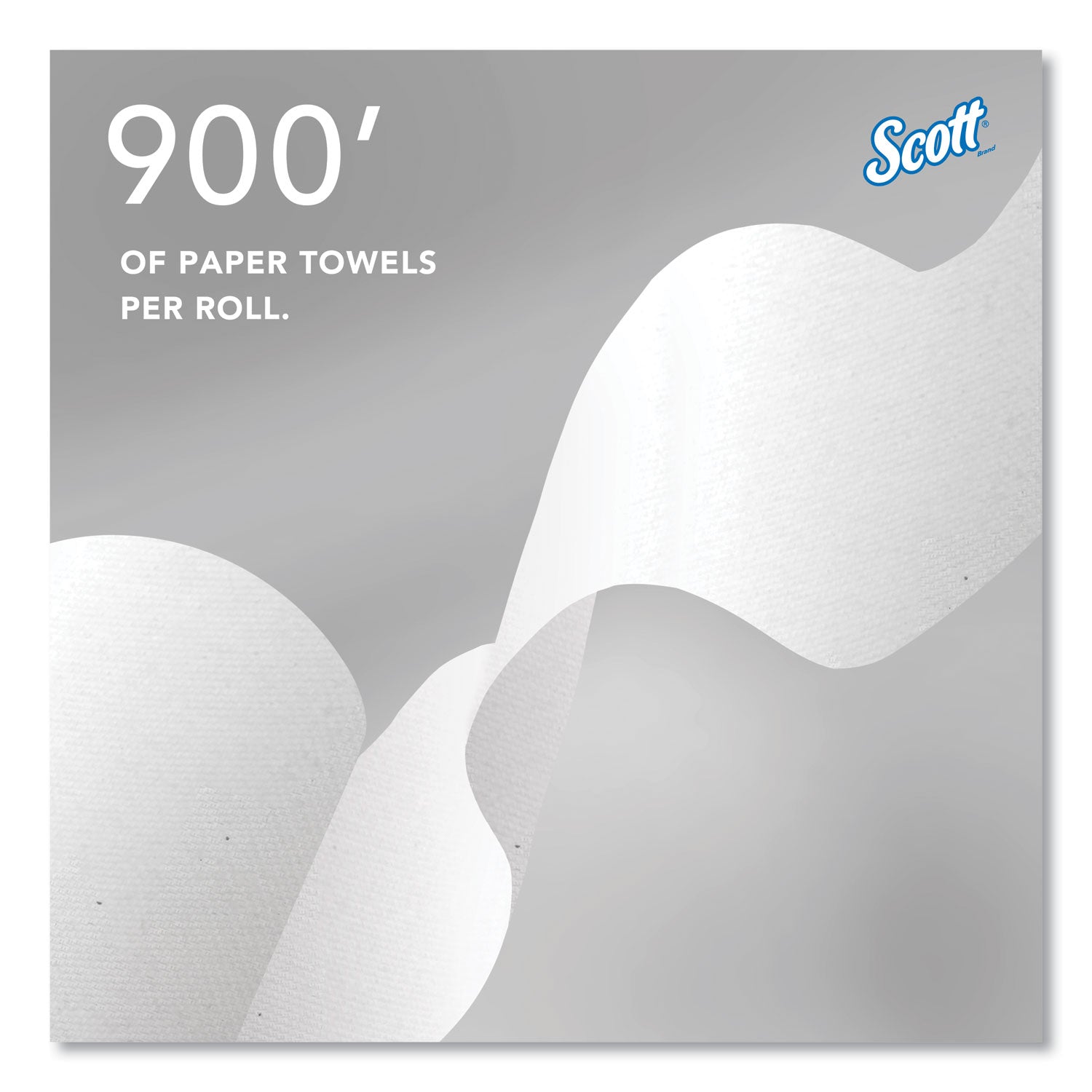 Scott® Pro Hard Roll Paper Towels with Absorbency Pockets, for Scott Pro Dispenser, Blue Core Only, 1-Ply, 7.5" x 900 ft, 6 Rolls/CT