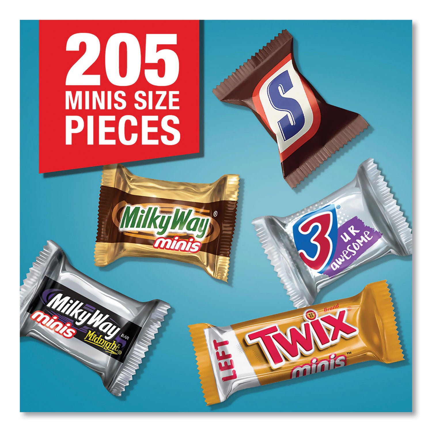 MARS Minis Mix Variety Pack, 62.6 oz Bag