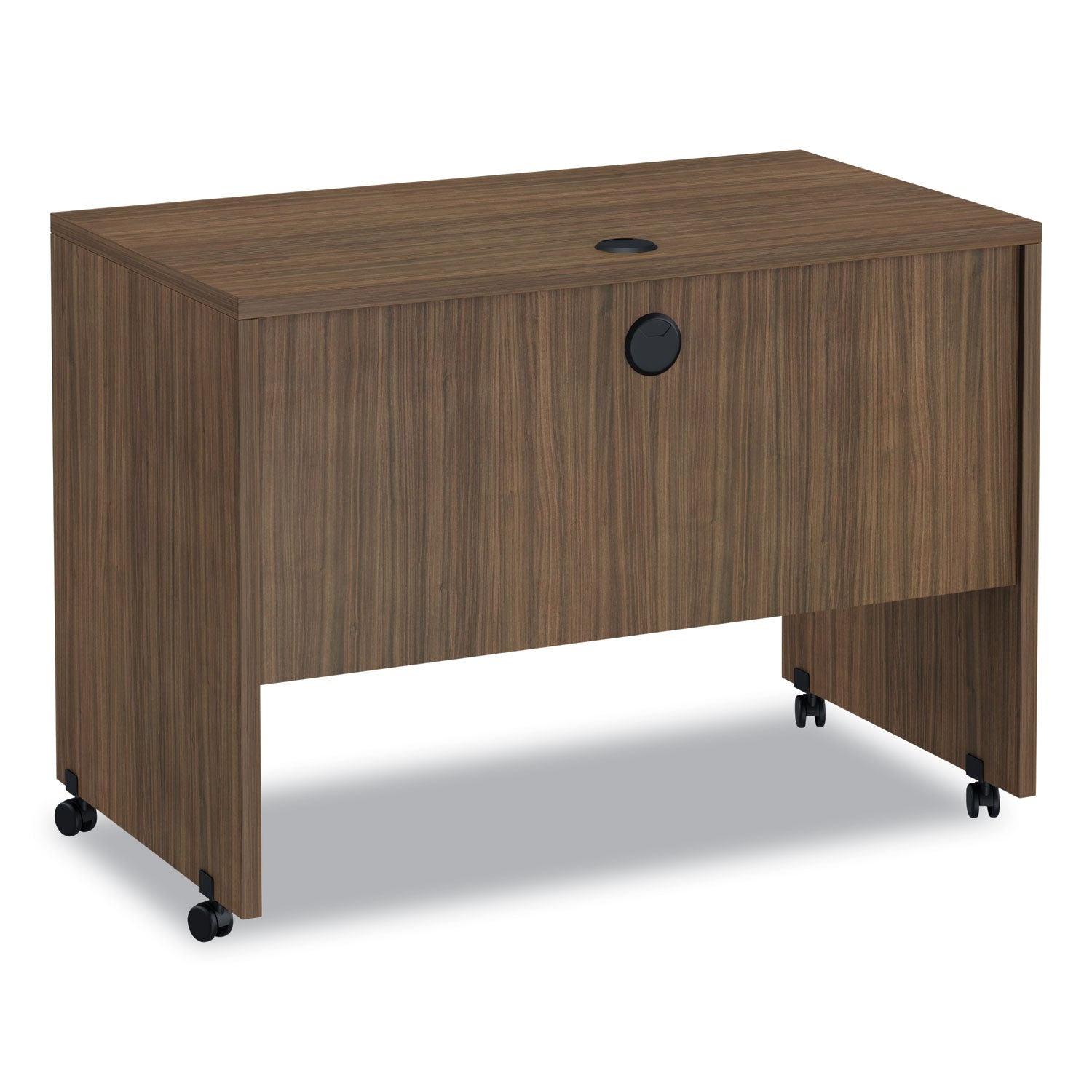 Alera® Alera Valencia Series Mobile Workstation Desk, 41.38" X 23.63" X 30", Modern Walnut