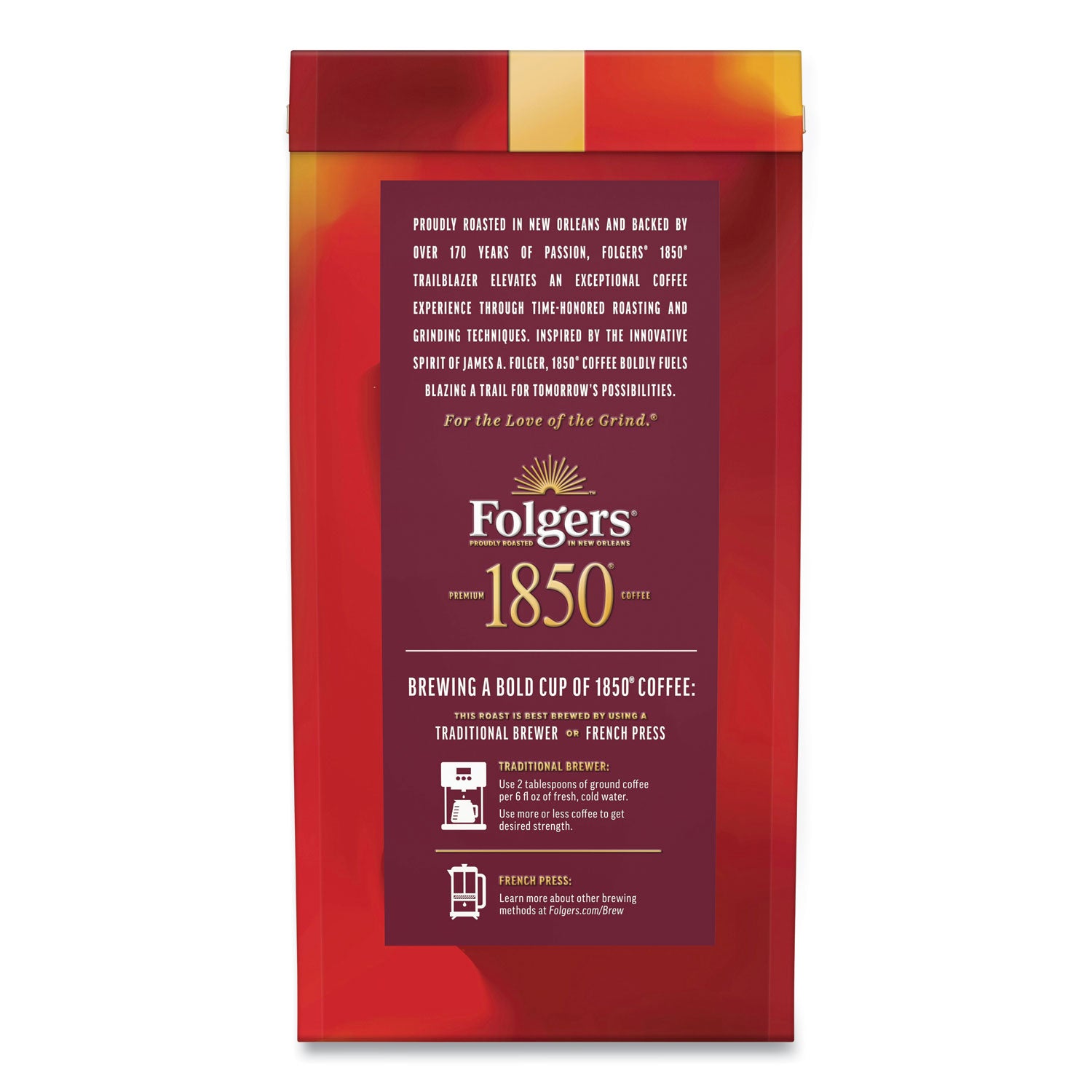 1850 Coffee, Trailblazer, 12 oz Bag