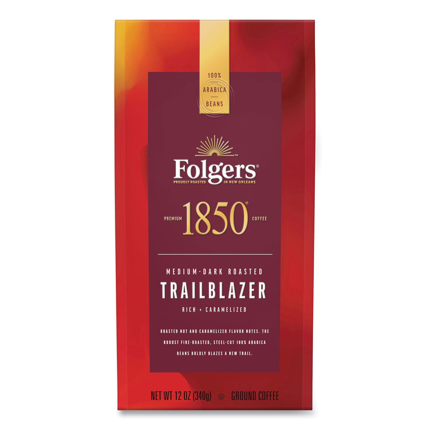 1850 Coffee, Trailblazer, 12 oz Bag, 6/Carton