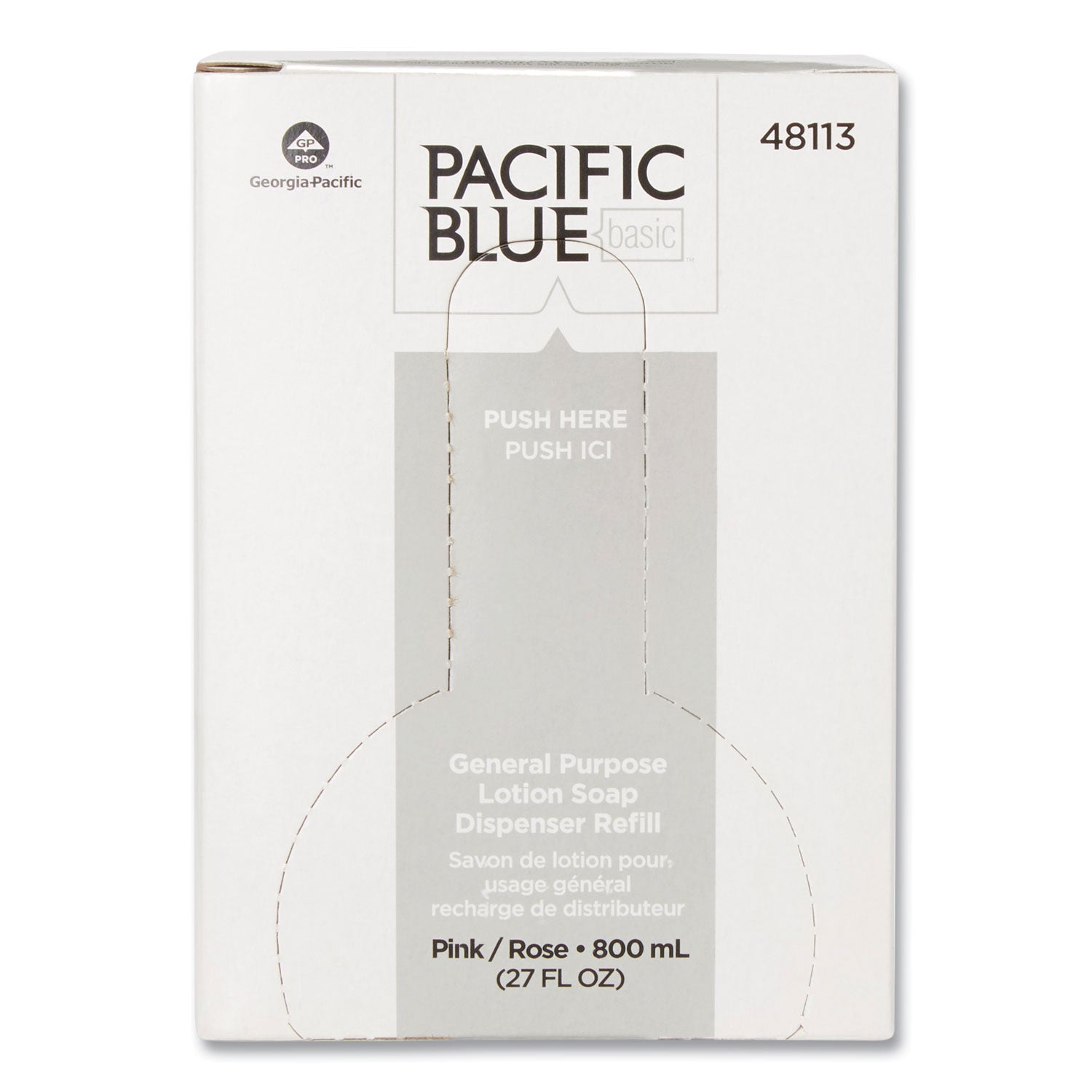 Georgia Pacific® Professional Liquid General Purpose Soap Refill, 800 mL, 12/Carton