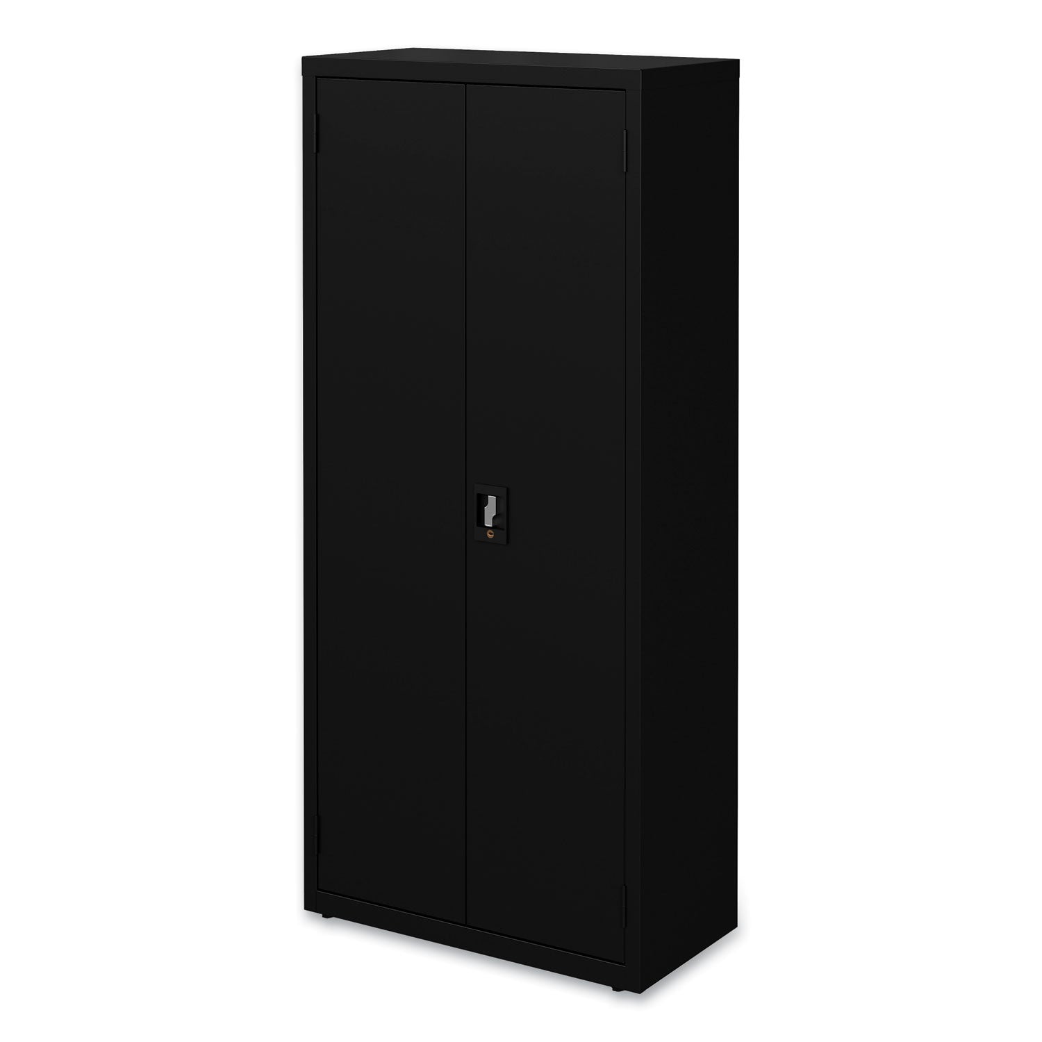 Alera® Economy Assembled Storage Cabinets, 4 Shelves, 30" x 15" x 66", Black