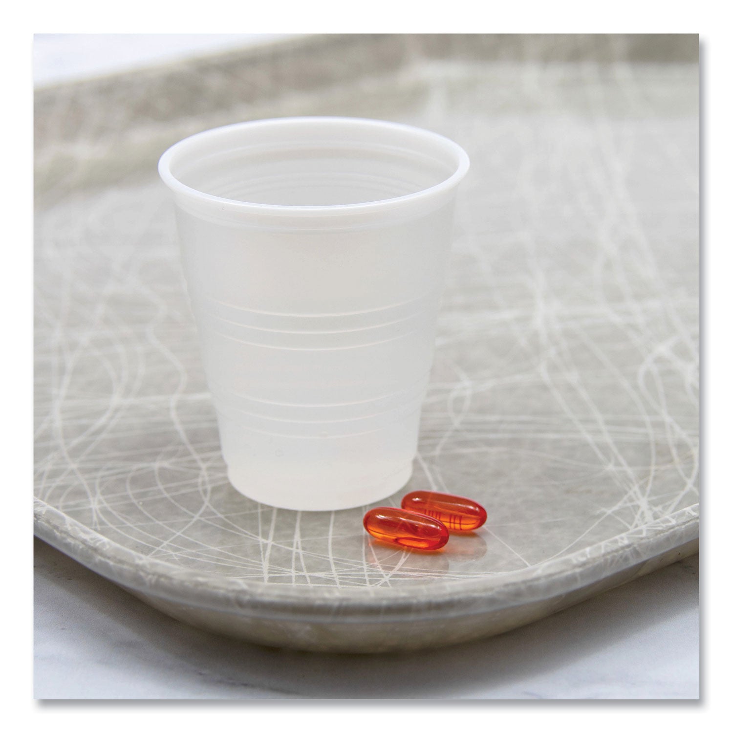 Dart® High-Impact Polystyrene Cold Cups, 5 oz, Plastic, Translucent, 100/Pack