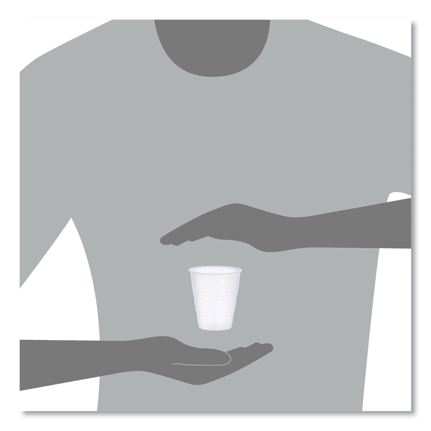 Dart® High-Impact Polystyrene Cold Cups, 5 oz, Plastic, Translucent, 100/Pack