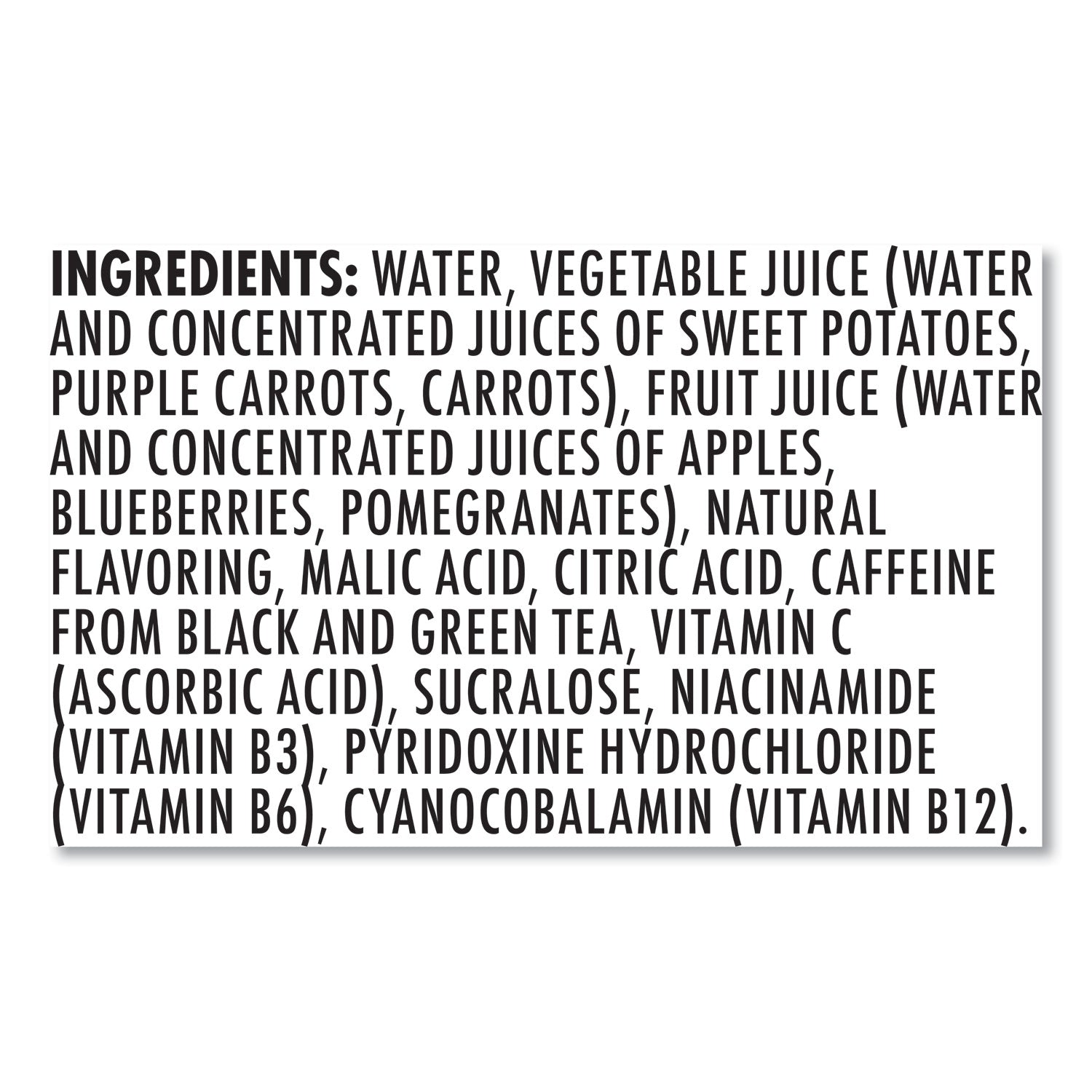 Campbell's® +ENERGY, Pomegranate Blueberry, 8 oz Can, 24/Carton