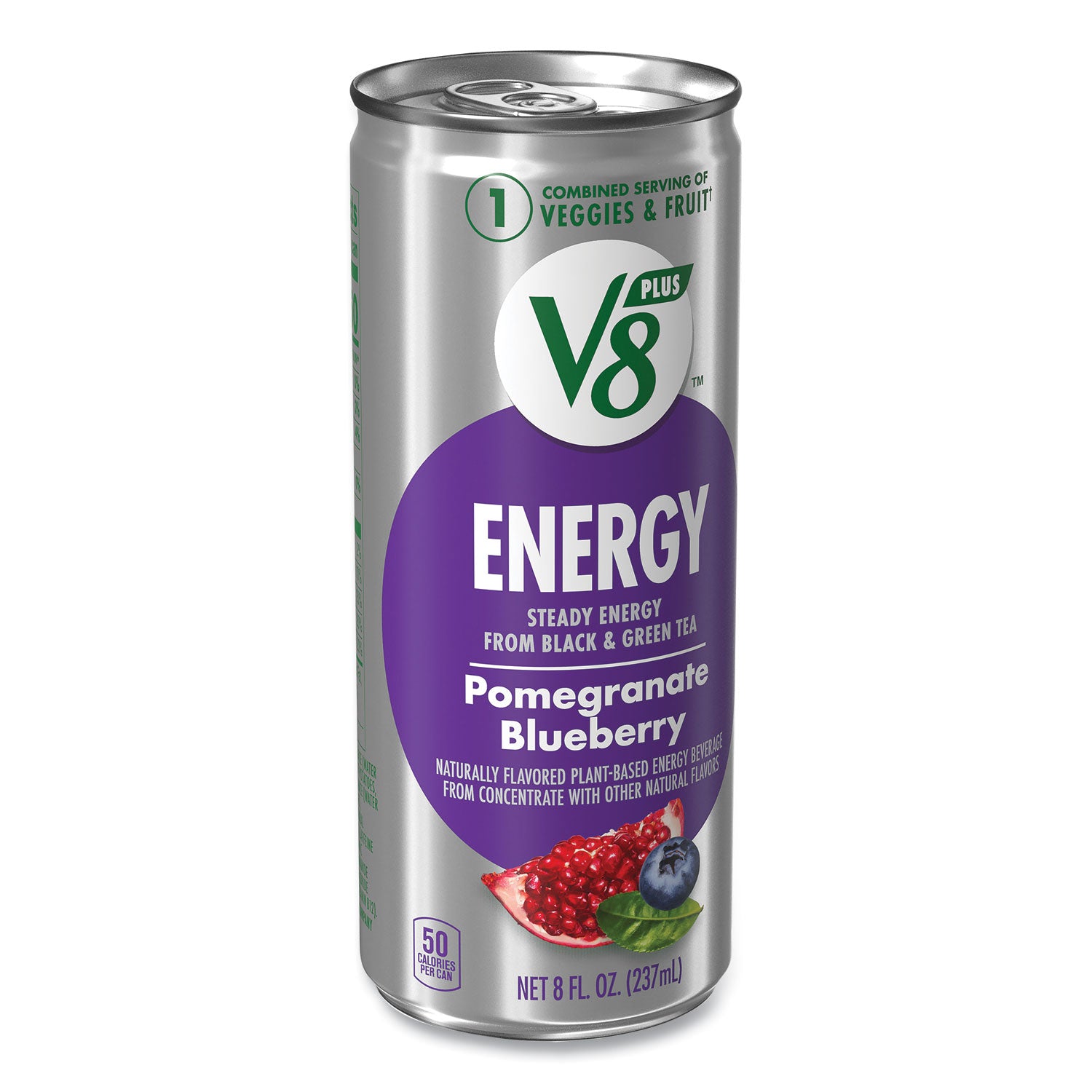 Campbell's® +ENERGY, Pomegranate Blueberry, 8 oz Can, 24/Carton