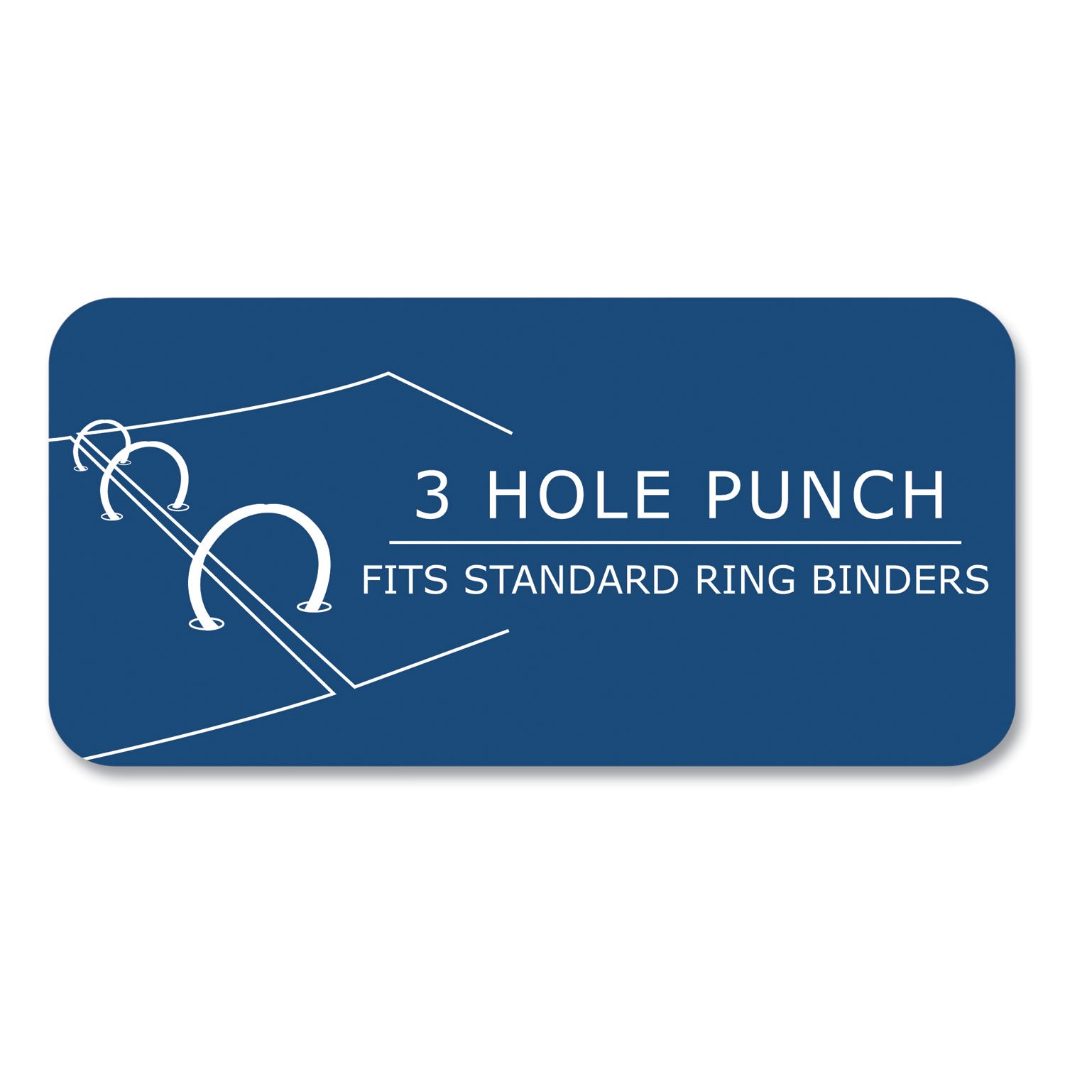 Roaring Spring® Loose Leaf Paper, 8 x 10.5, 3-Hole Punched, College Rule, White, 150 Sheets/Pack, 24 Packs/Carton