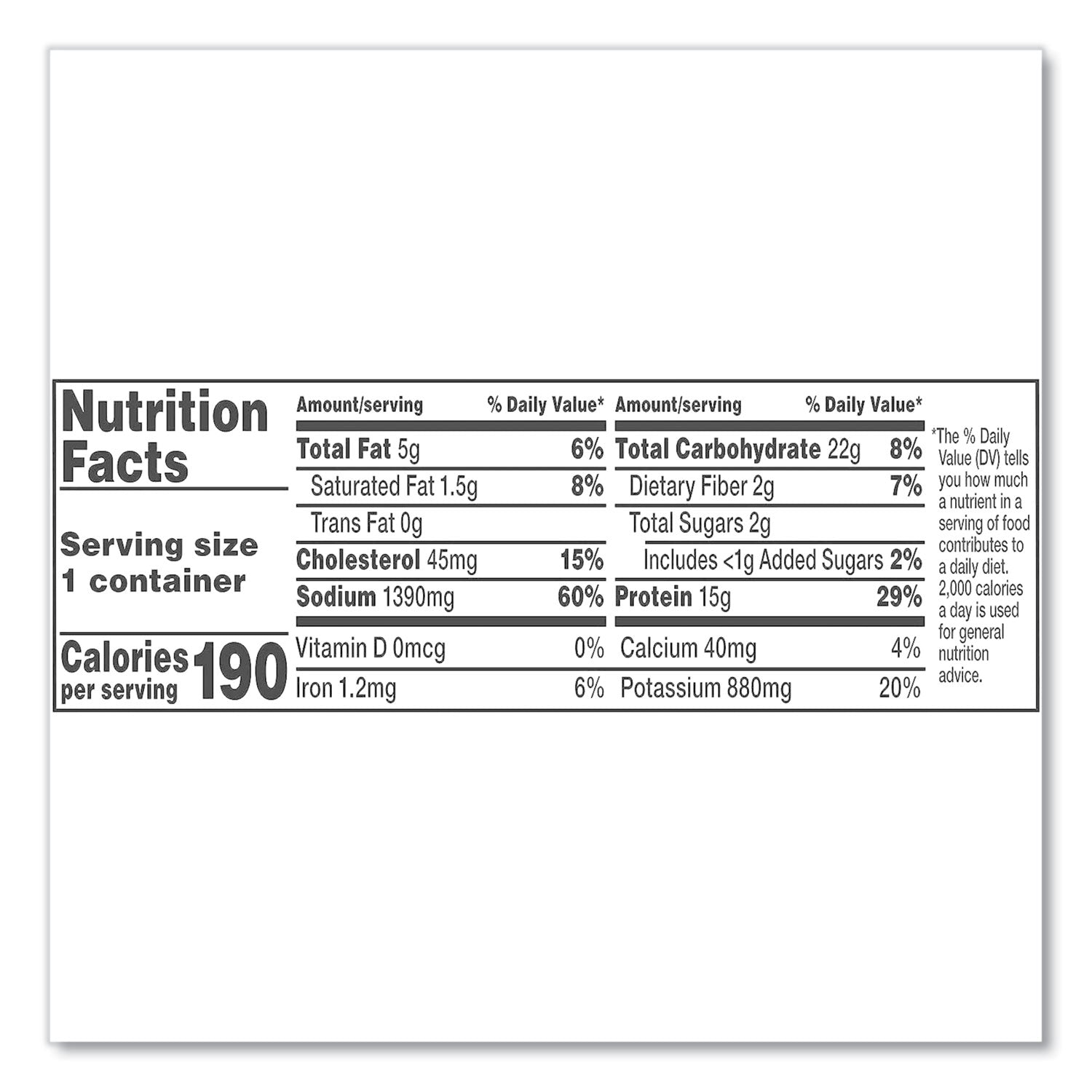 Campbell's® Chunky Classic Chicken Noodle Bowl,15.25 oz Bowl, 8/Carton