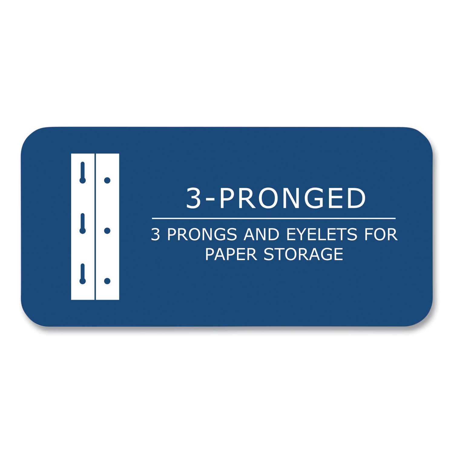 Roaring Spring® Pocket Folder with 3 Fasteners, 0.5" Capacity, 11 x 8.5, Black, 25/Box, 10 Boxes/Carton