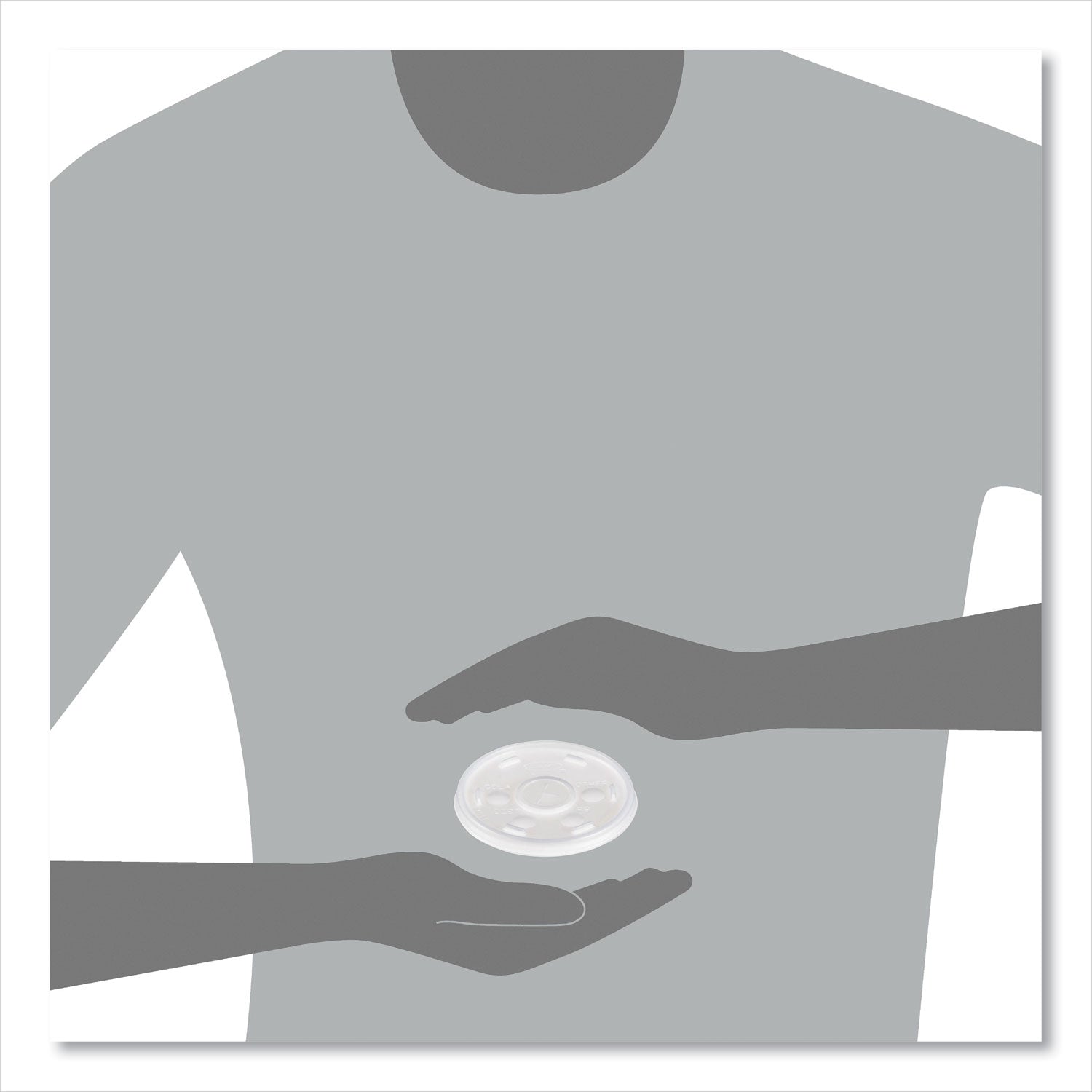 Dart® Plastic Cold Cup Lids, Fits 10 oz Cold Cups, Translucent, 100/Pack, 10 Packs/Carton