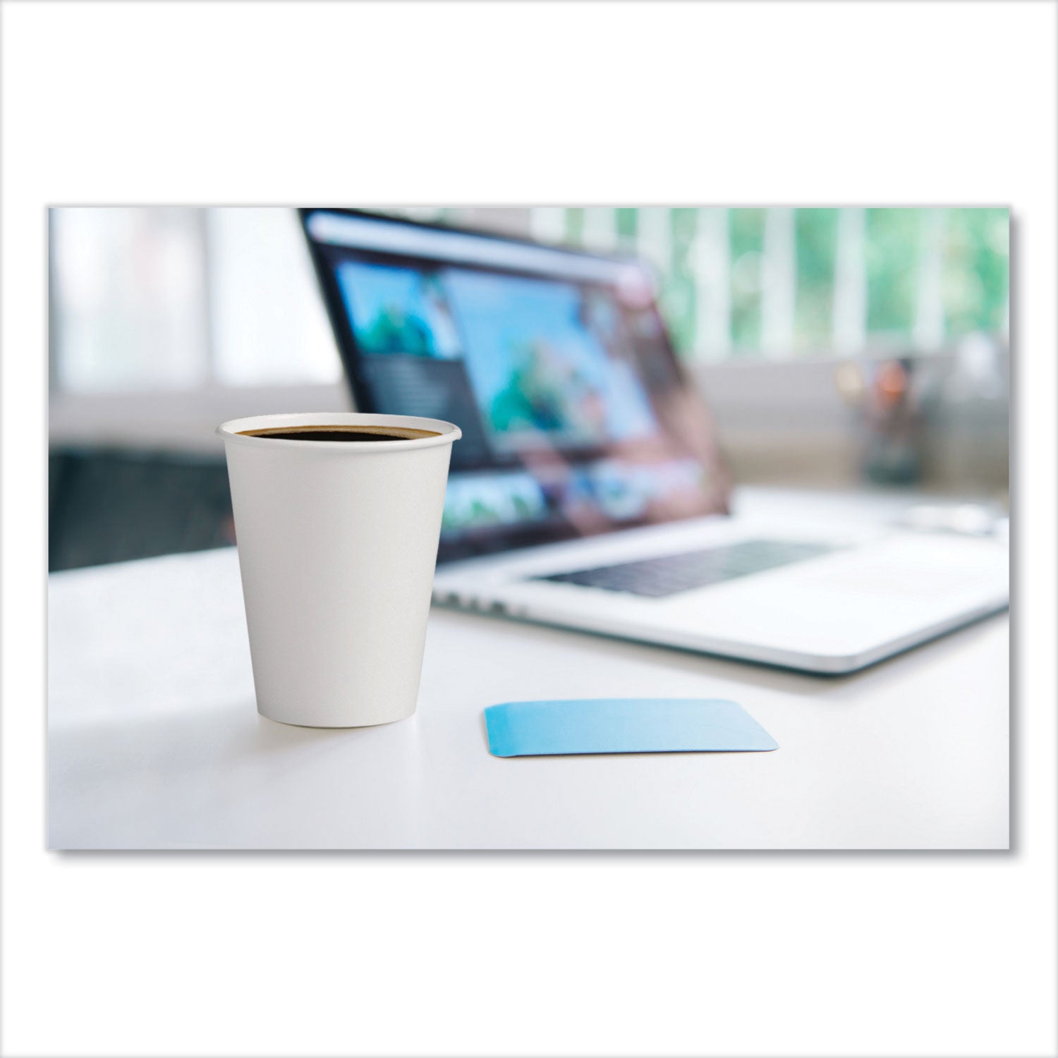SOLO® Uncoated Paper Cups, Hot Drink, 8 Oz, White, 1,000/carton