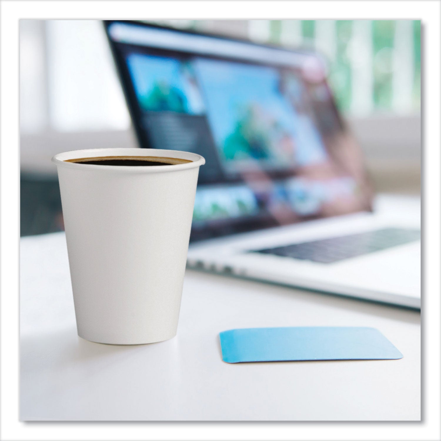 SOLO® Uncoated Paper Cups, Hot Drink, 8 Oz, White, 1,000/carton