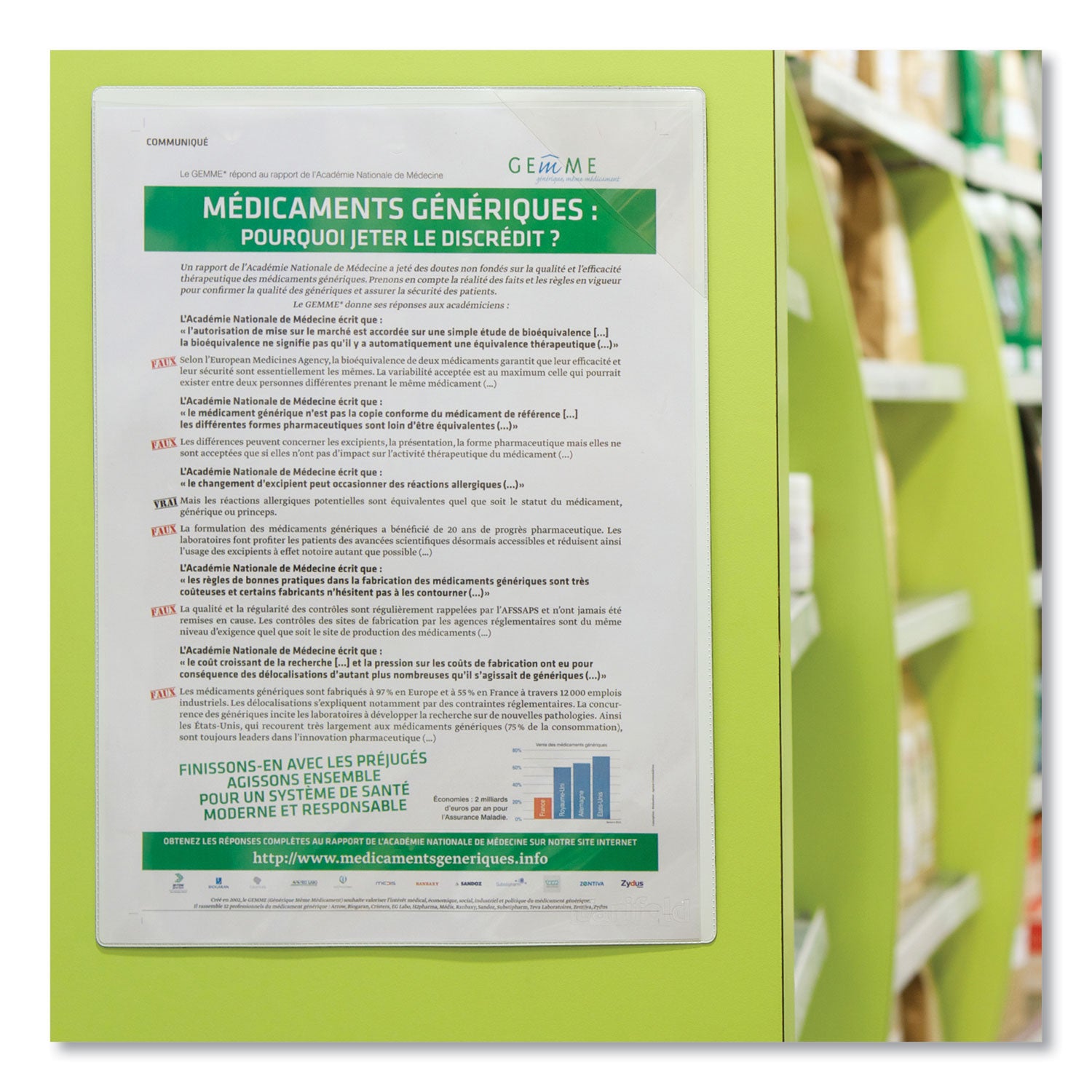 djois® by Tarifold Easy Load Magnetic Pocket with Corner Closure, 14 x 11, Clear Frame, 5/Pack