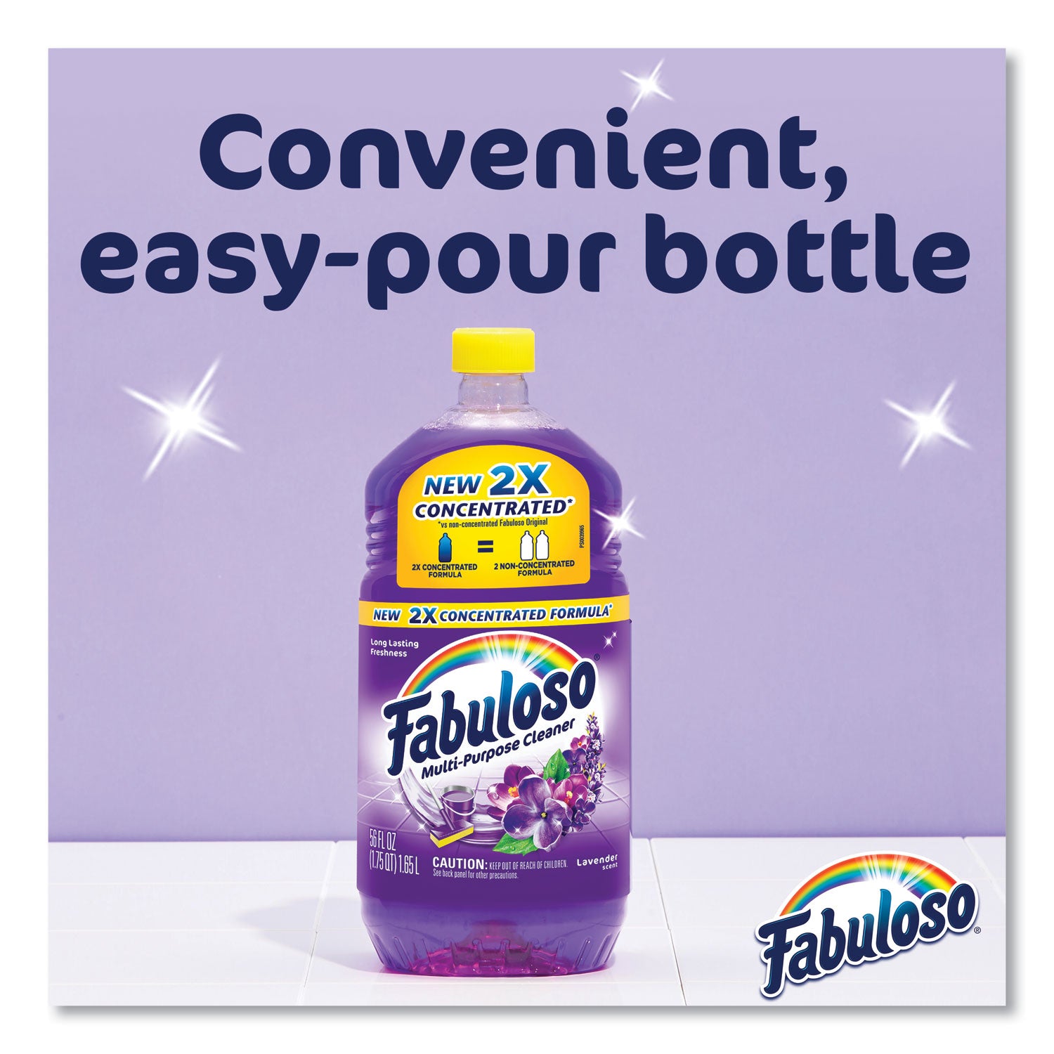 Fabuloso® Multi-Use Cleaner, Lavender Scent, 56 Oz Bottle